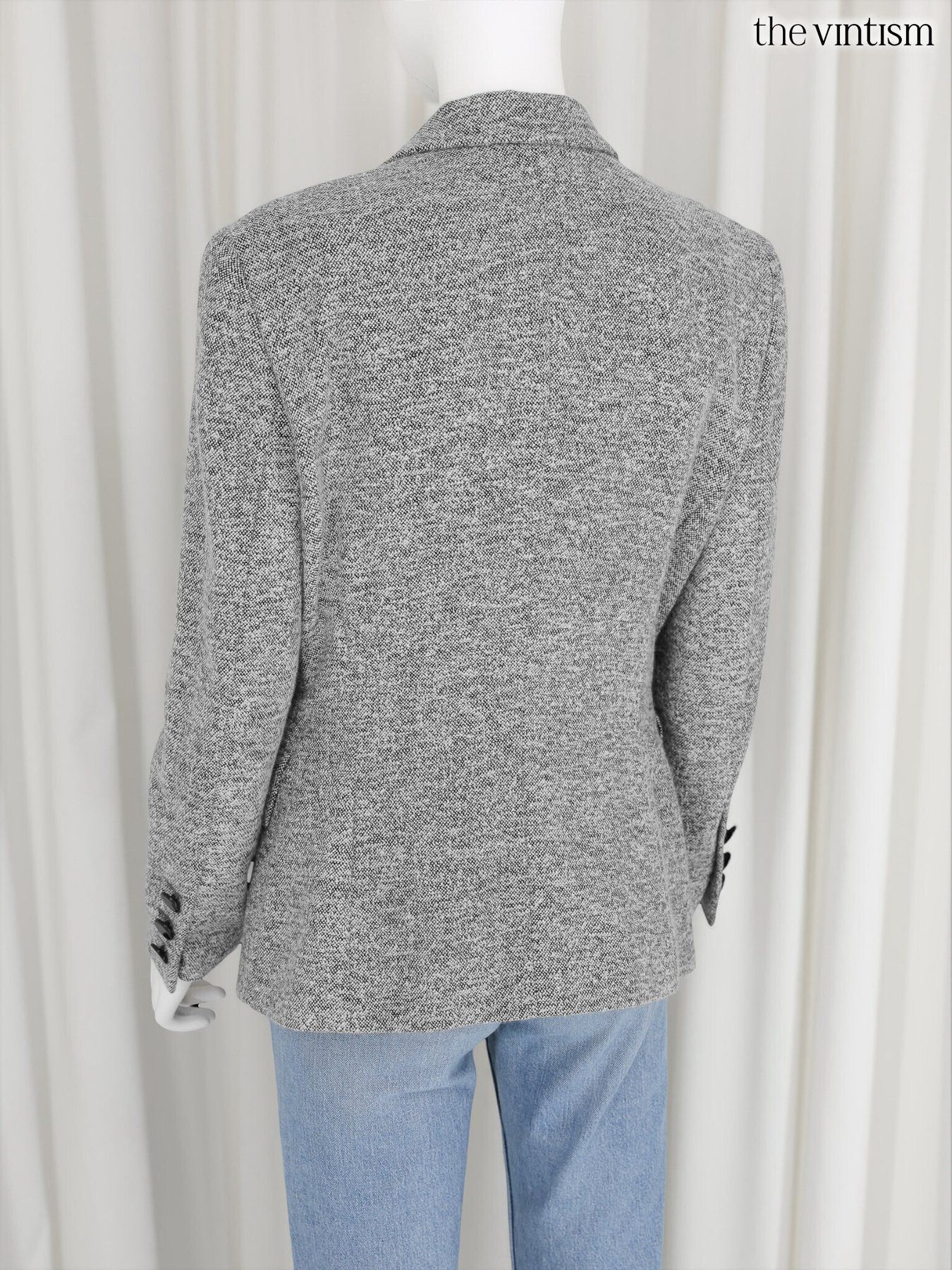 Escada Escada Cashmere, Virgin Wool & Angora Double-Breasted Blazer Size M / US 6-8 / IT 42-44 - 6 Thumbnail