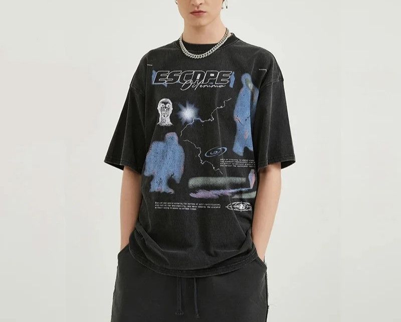 Japanese Brand Vintage Streetwear Print Korea Graphic Size US XXL / EU 58 / 5 - 1 Thumbnail