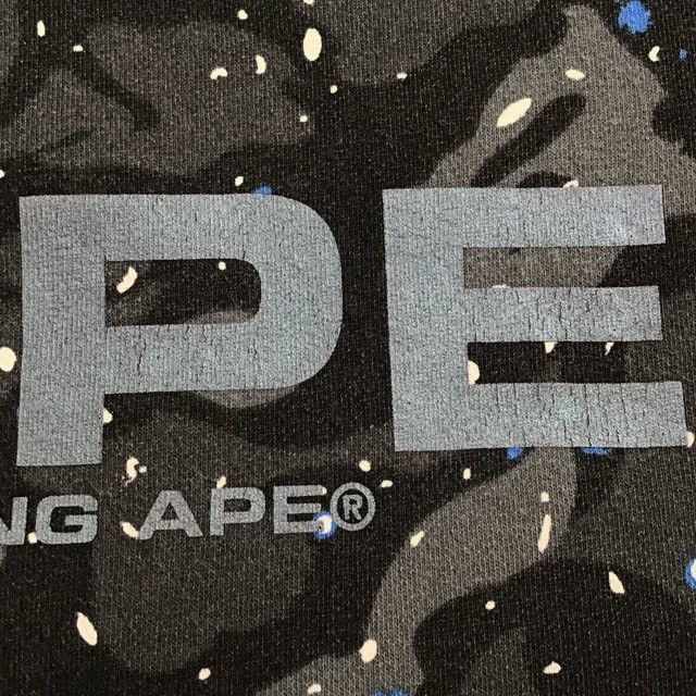 Bape 💫Glow in the dark💫 BAPE Space Camo sweat shirt a bathing ape Size US M / EU 48-50 / 2 - 6 Thumbnail