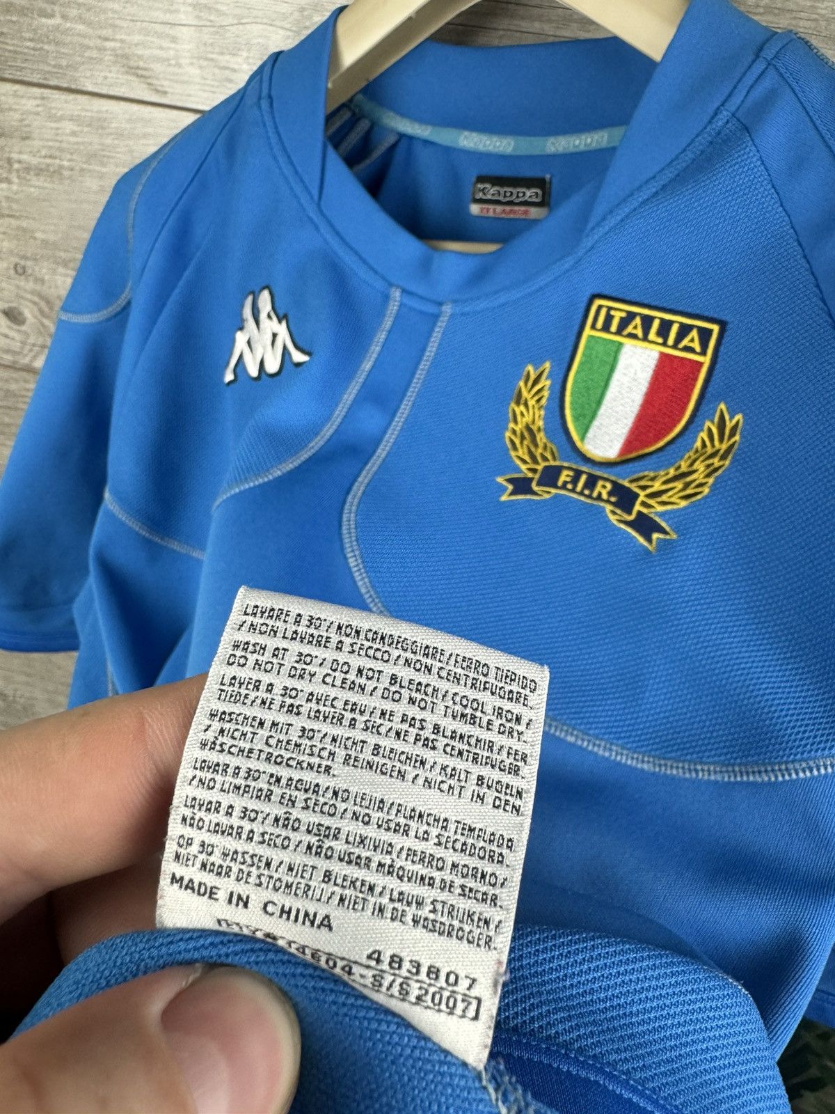 Kappa × Vintage Kappa Rugby Shirts 2004 Italy Vintage Old Jerseys Size US L / EU 52-54 / 3 - 10 Thumbnail