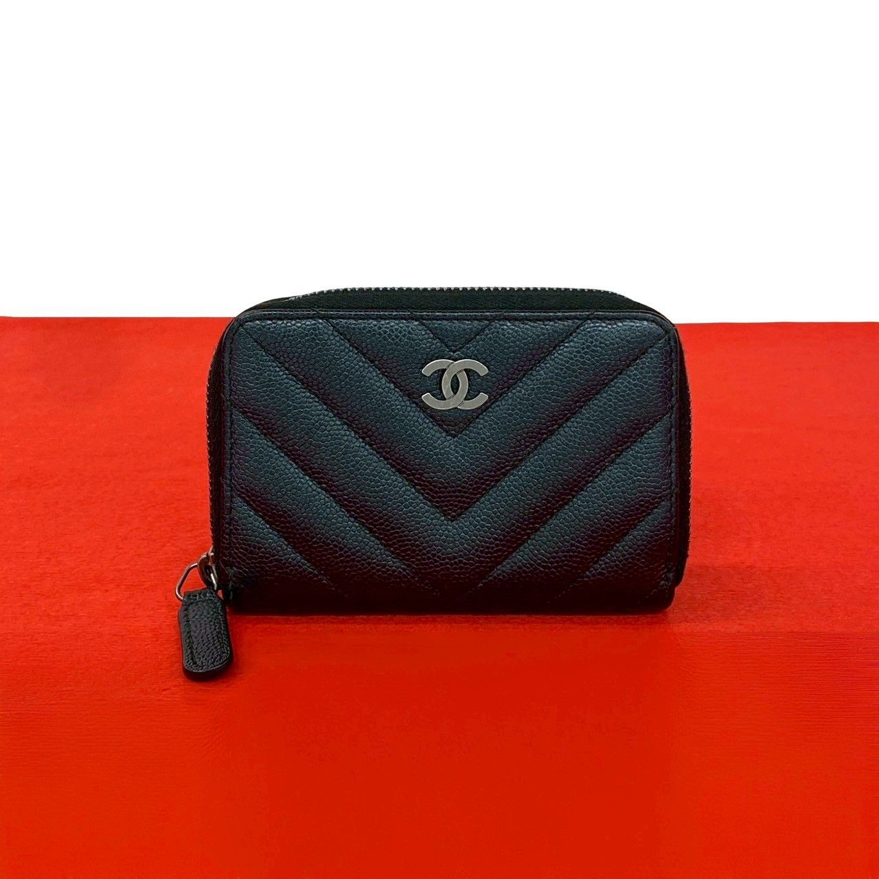 Chanel Chanel Chanel Caviar Skin Coin Case Leather Coin Case DUTY FREE for USA Size ONE SIZE - 1 Thumbnail