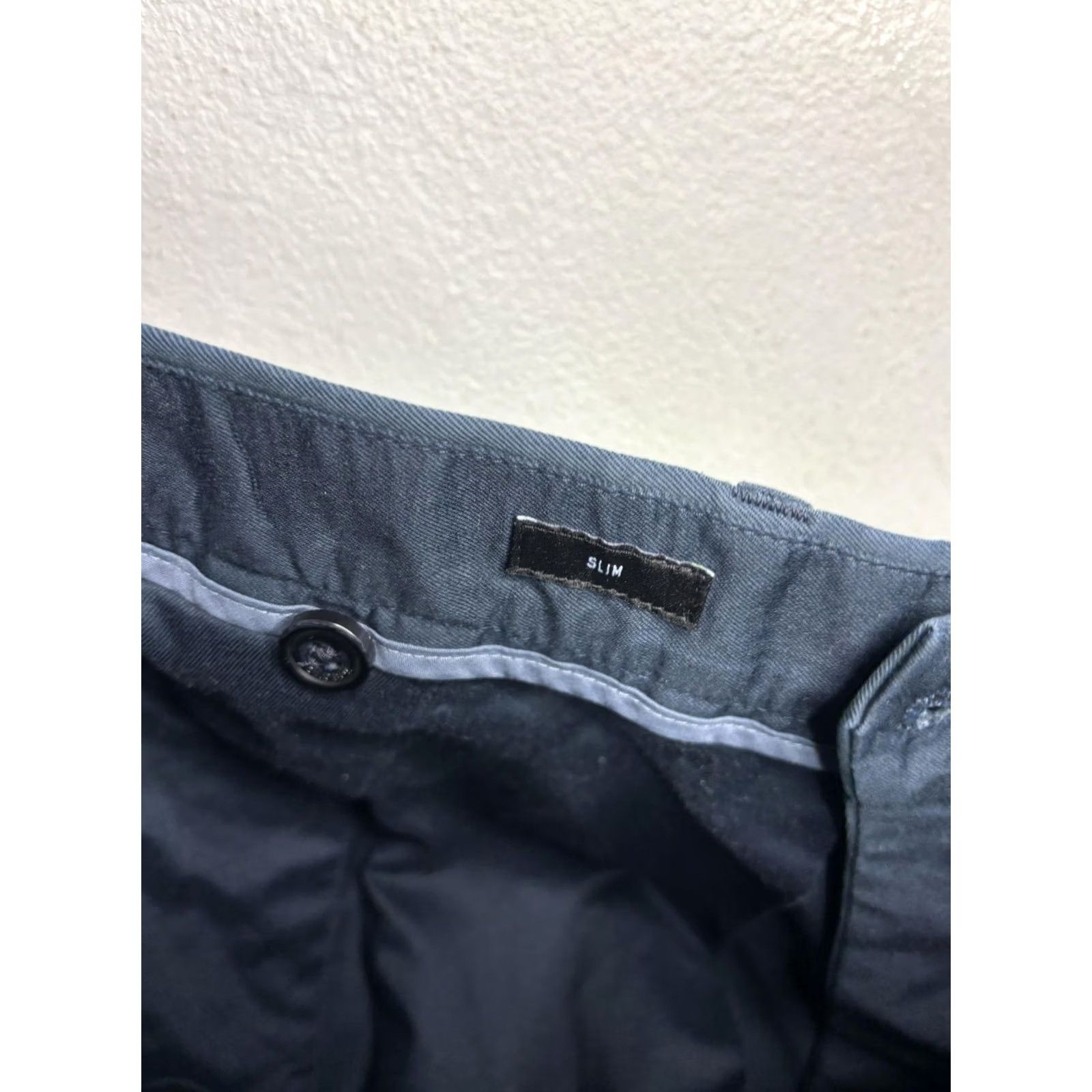 Bonobos Bonobos Pants Mens 36x30 Slim Chino Blue Tapered Leg Flat Front Zip Pocket Workwear Casual Size US 36 / EU 52 - 5 Thumbnail