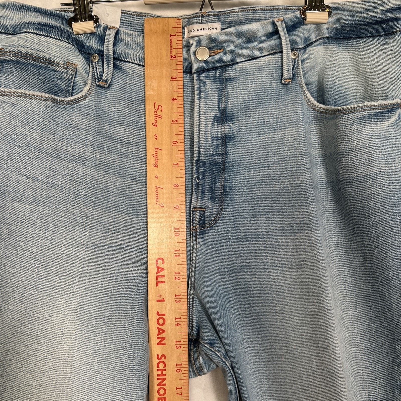 Good American NWT Good American Good Classic High Rise Crossover Size 38" / US 16 / IT 52 - 7 Thumbnail