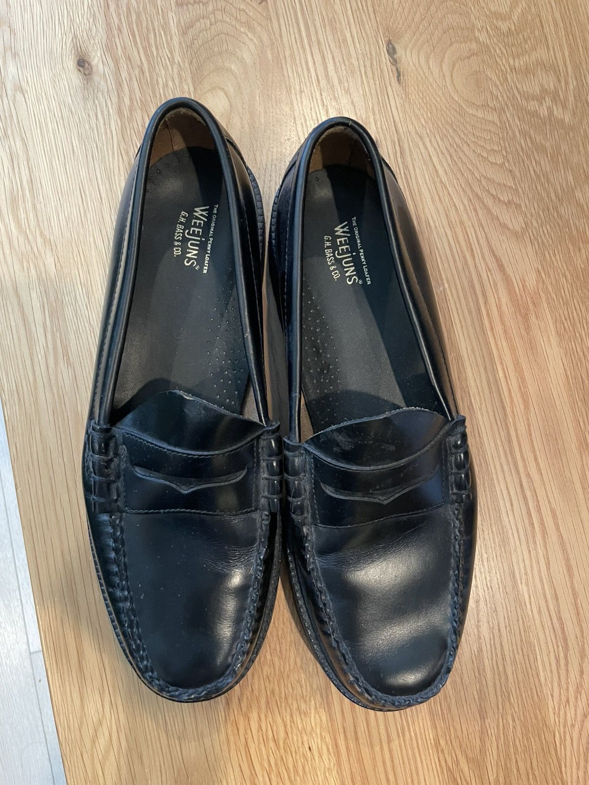 Bass Bass Weejuns Penny Loafer - Worn Once! Size US 12 / EU 45 - 3 Thumbnail