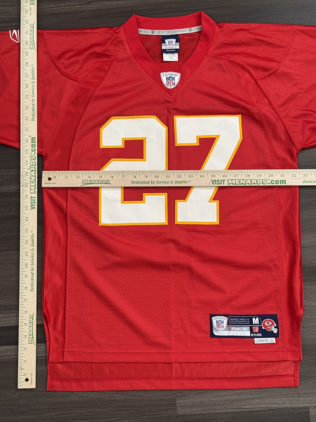 Reebok Vintage Stitched Kansas City Chiefs Larry Johnson #27 Jersey Size US M / EU 48-50 / 2 - 5 Thumbnail
