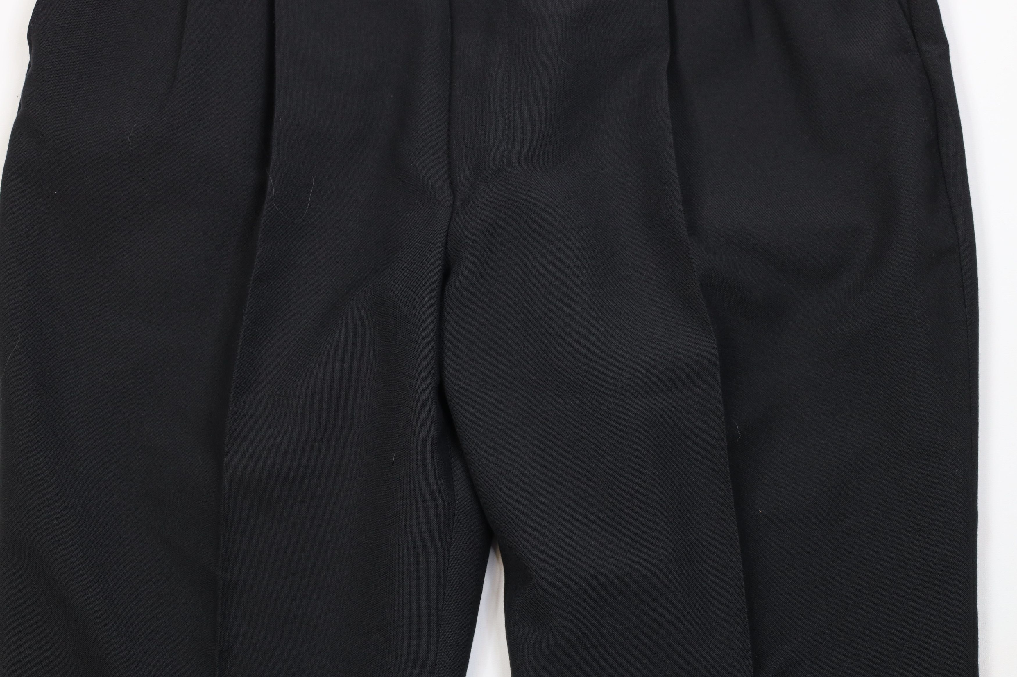 Vintage Vintage 90s Streetwear Knit Wide Leg Chino Pants Black Size US 40 / EU 56 - 3 Thumbnail