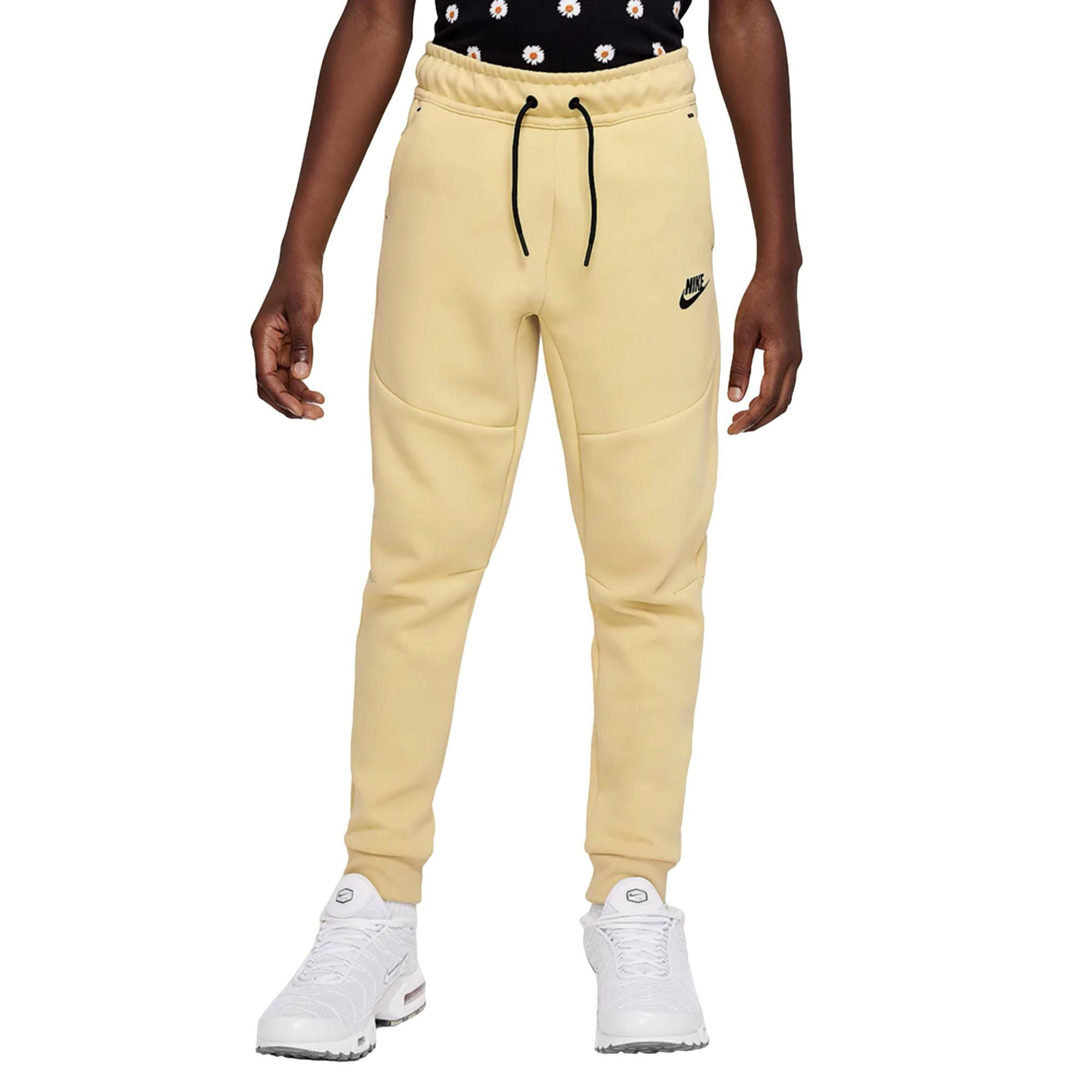 Nike Sportswear Tech Fleece Pants Saturn Gold/Black CU9213-700 Size US XS / EU 42 / 0 - 1 Thumbnail