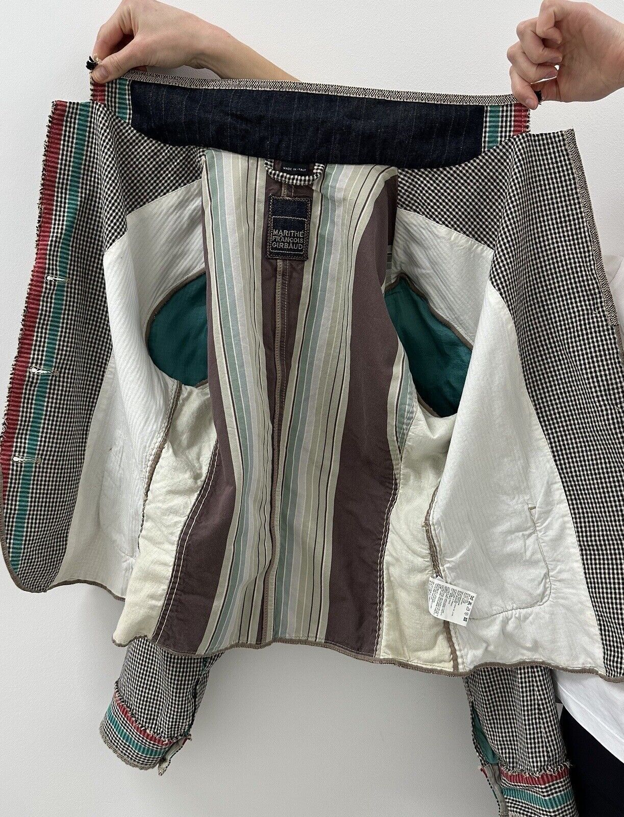 Marithe + Francois Girbaud Marithe Francois Girbaud Blazer Womens Checked y2k vintage Size L / US 10 / IT 46 - 13 Thumbnail
