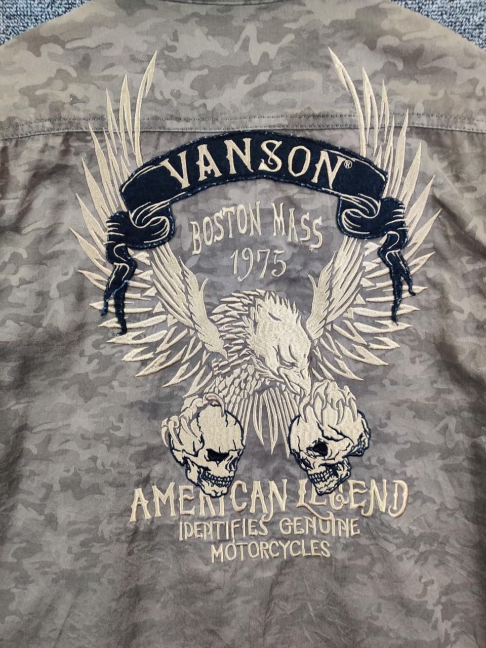 Vanson Leathers Vintage 90s Vanson Leathers American Legend Button Ups Shirt Size US L / EU 52-54 / 3 - 2 Thumbnail