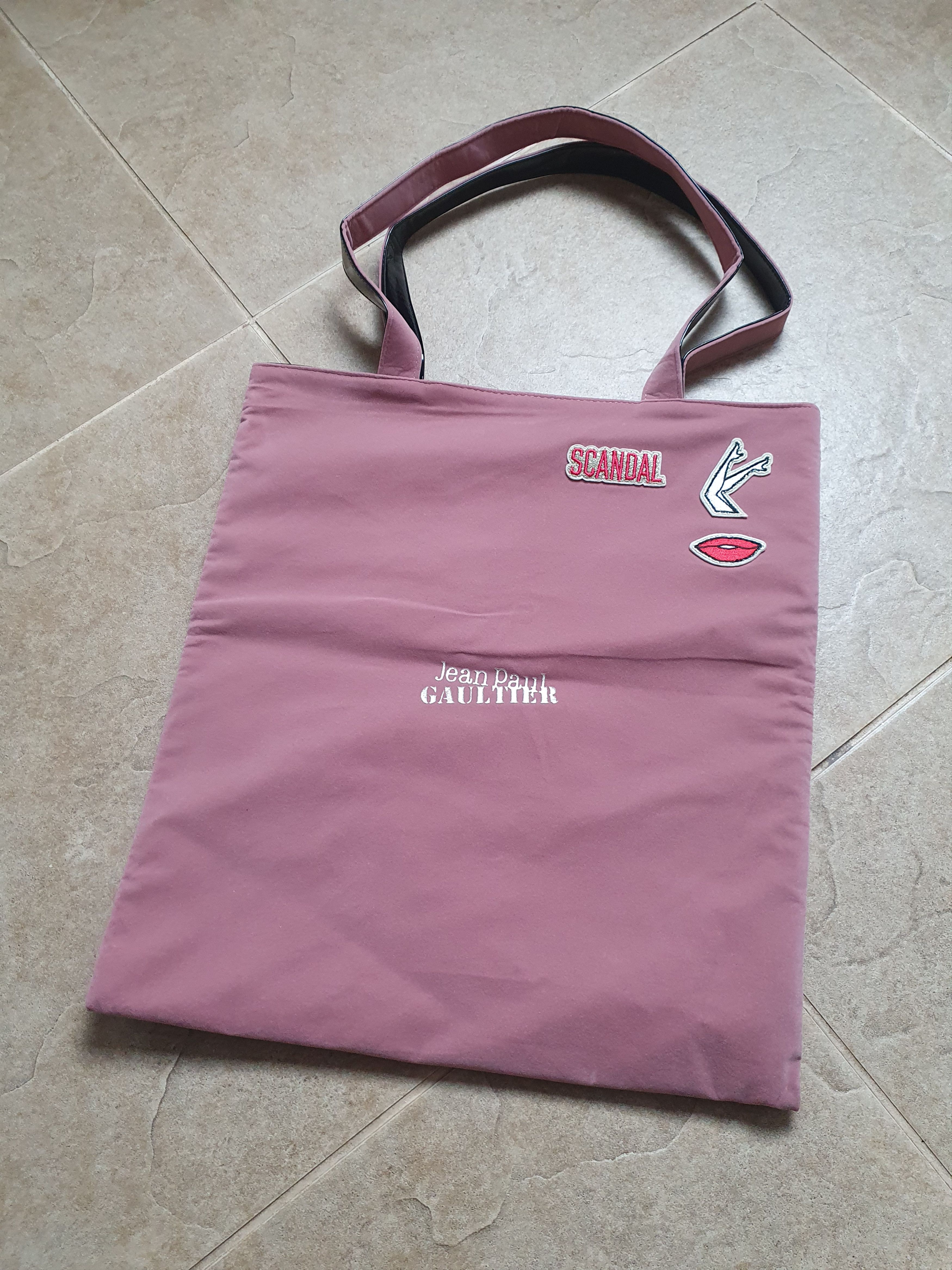 Jean Paul Gaultier Reversible Tote Bag Edition Jean Paul Gaultier Pink Black Size ONE SIZE - 6 Thumbnail