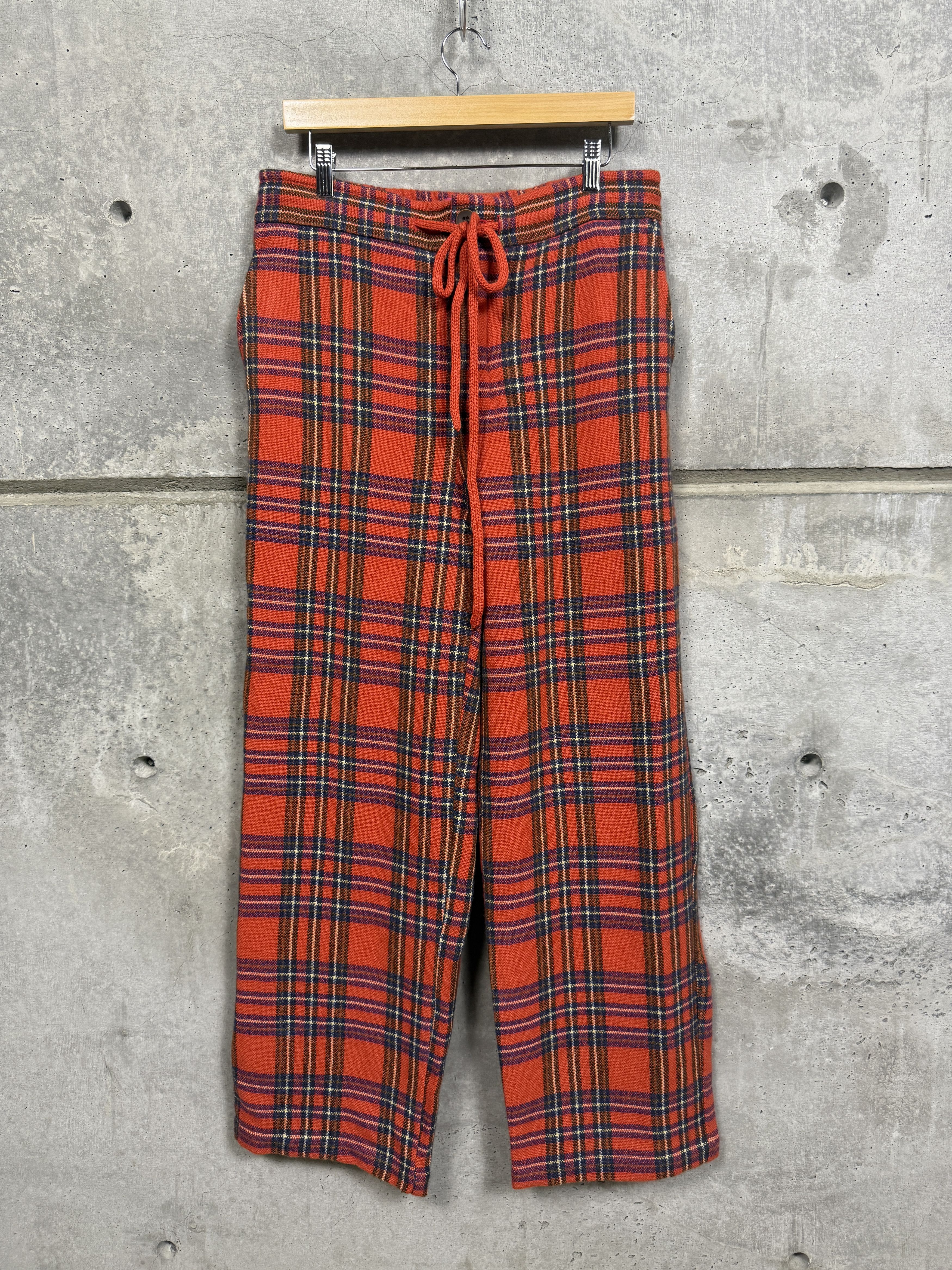 The Elder Statesman $2795 The Elder Statesman Tartan Drawstring Pants Size US 32 / EU 48 - 1 Thumbnail