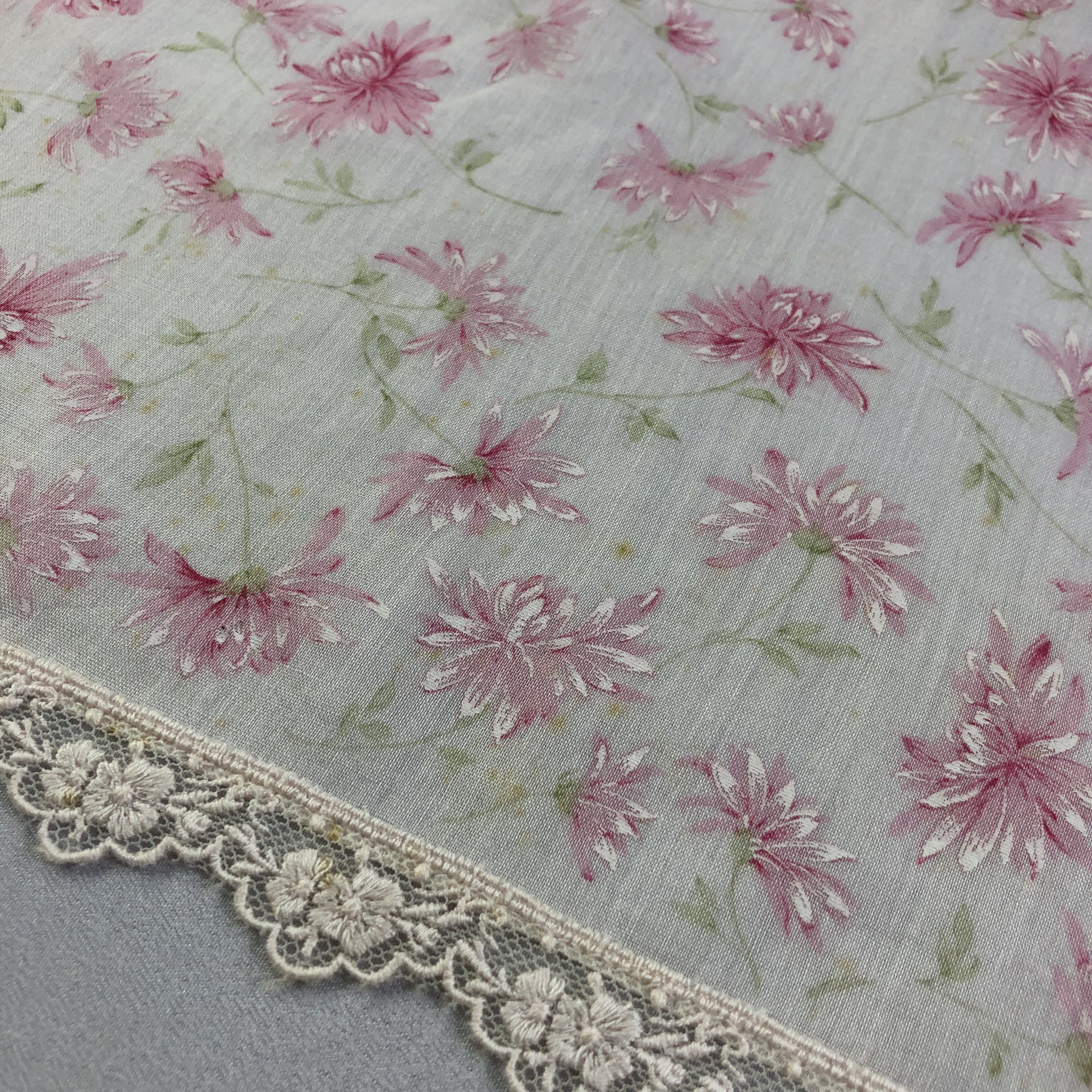 Nina Ricci Nina Ricci Floral Handkerchief Neckerchief Bandana H2004 Size ONE SIZE - 6 Thumbnail