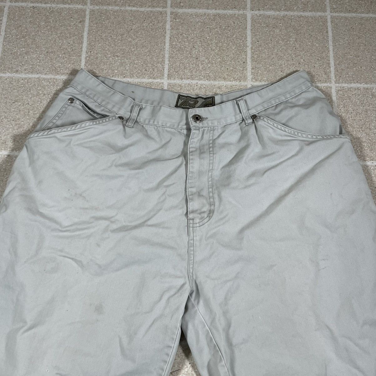 Other Vintage Y2K Plugg Baggy Wide Leg Shorts Jorts Skate Grunge Size US 32 / EU 48 - 2 Thumbnail