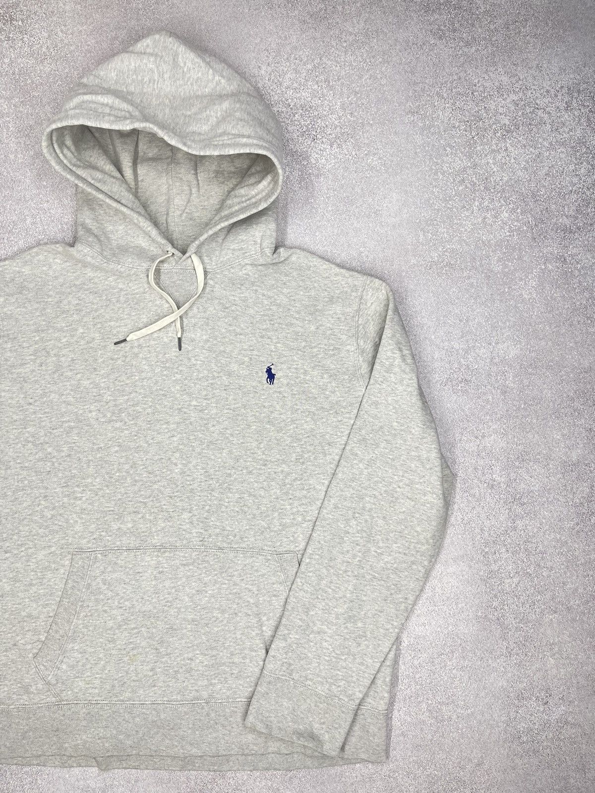 Polo Ralph Lauren Vintage Polo Ralph Lauren Grey Hoodie Y2K Rugby Size US XL / EU 56 / 4 - 3 Thumbnail