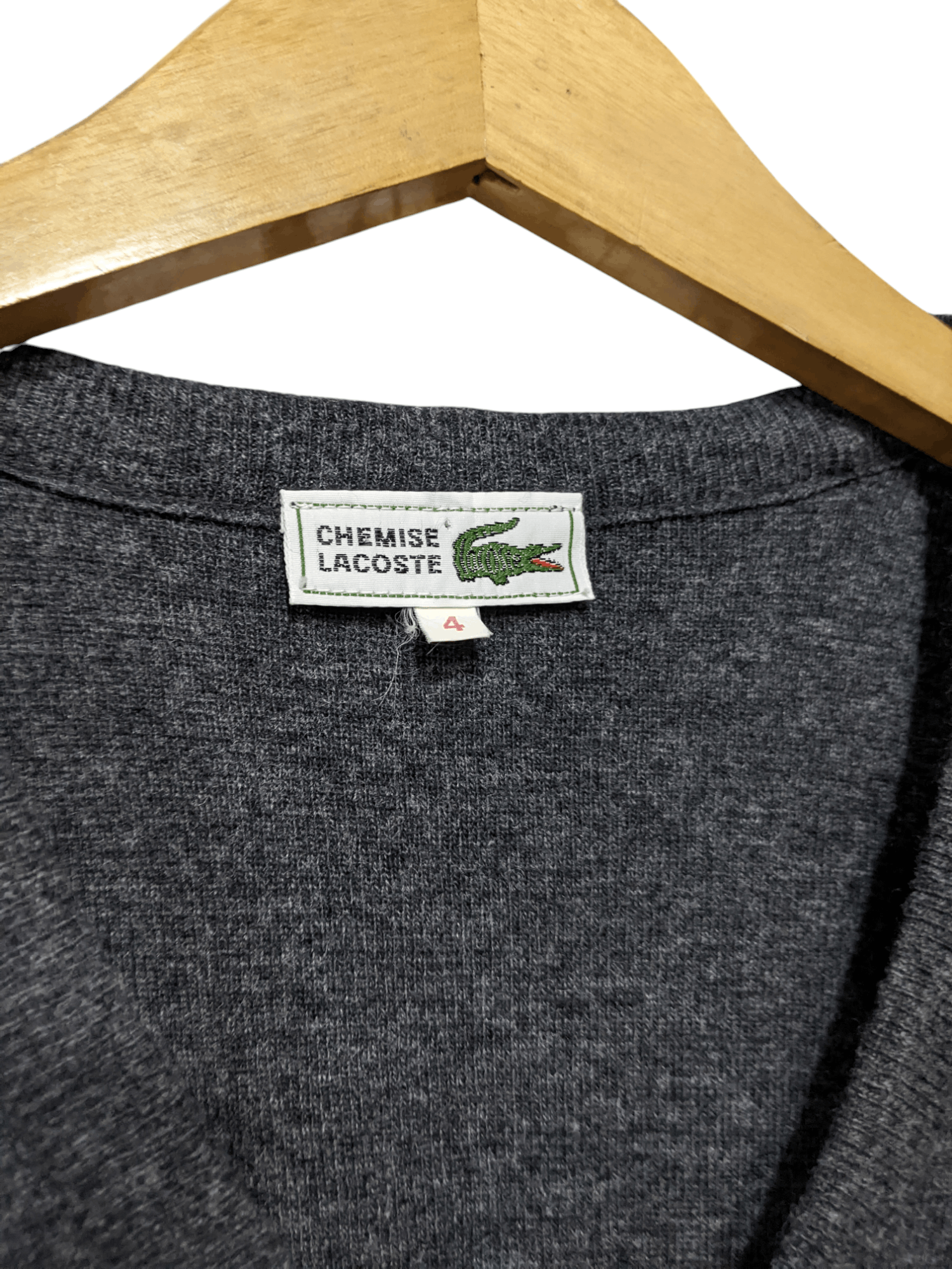 Lacoste Vintage Chemise Lacoste Knit Vest Size US XL / EU 56 / 4 - 3 Thumbnail
