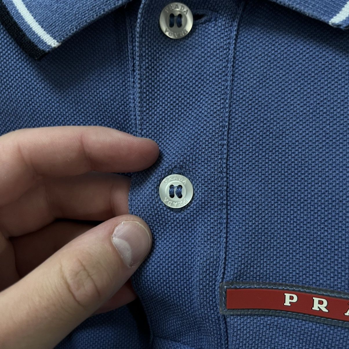 Prada Vintage Prada Polo T-Shirt Size US S / EU 44-46 / 1 - 4 Thumbnail