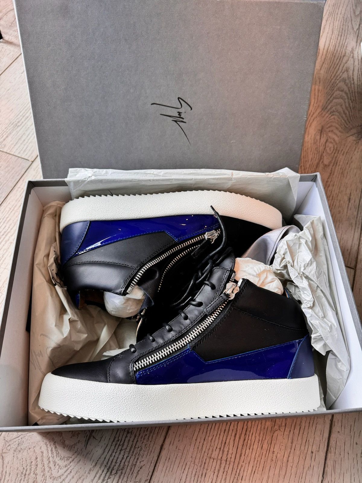 Giuseppe Zanotti Giuseppe Zanoti sneakers high top hi-top size 42 Size US 9 / EU 42 - 1 Thumbnail