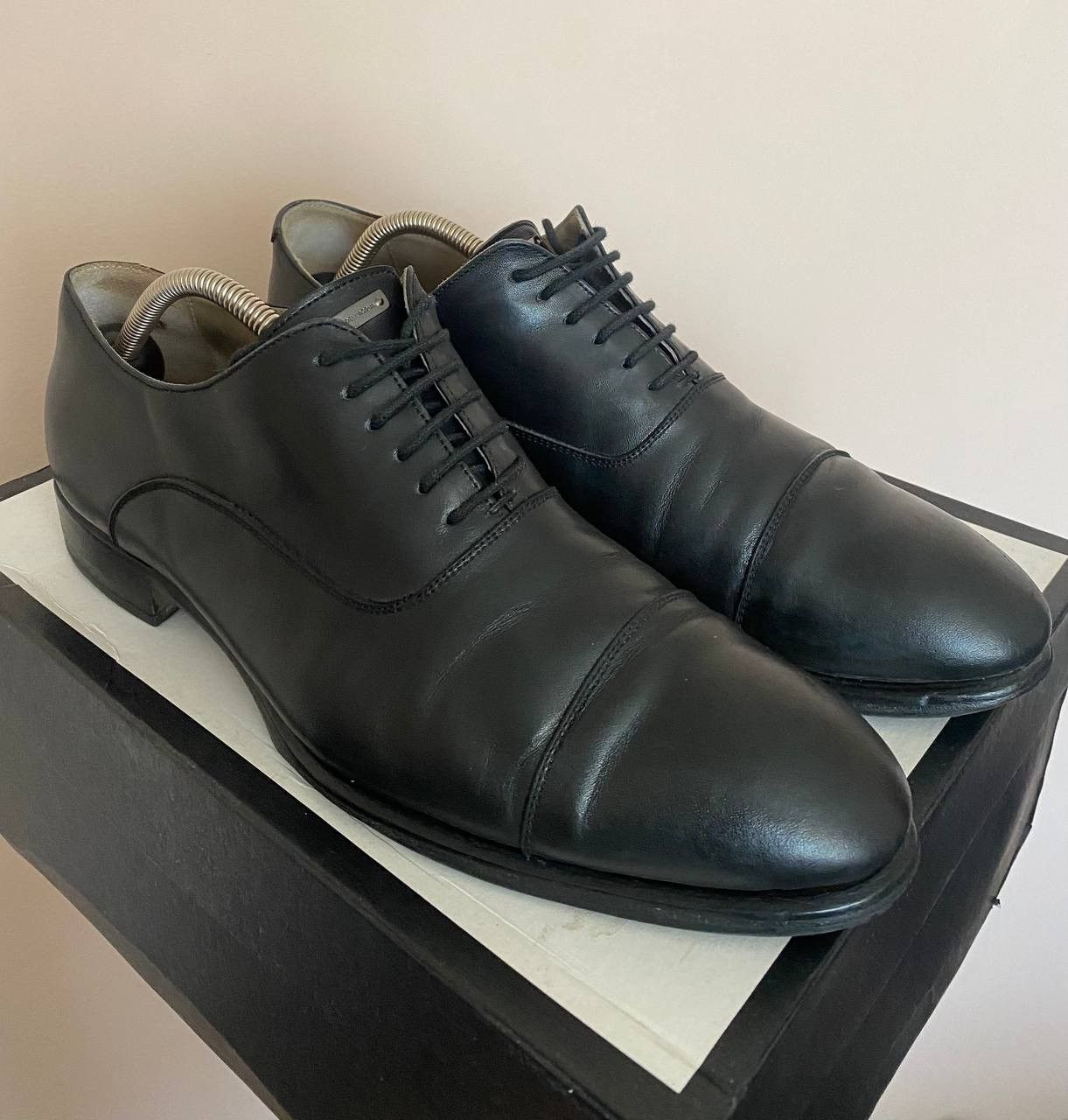 Alessandro Dell'acqua Alessandro Dell'Acqua Leather shoes black Size US 10 / EU 43 - 1 Thumbnail