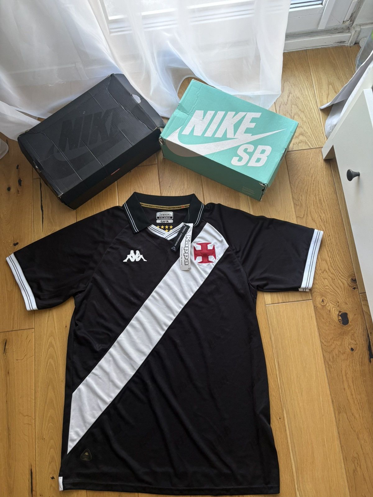 Kappa Jersey Vasco da gama 2025/26 Size US XL / EU 56 / 4 - 2 Thumbnail