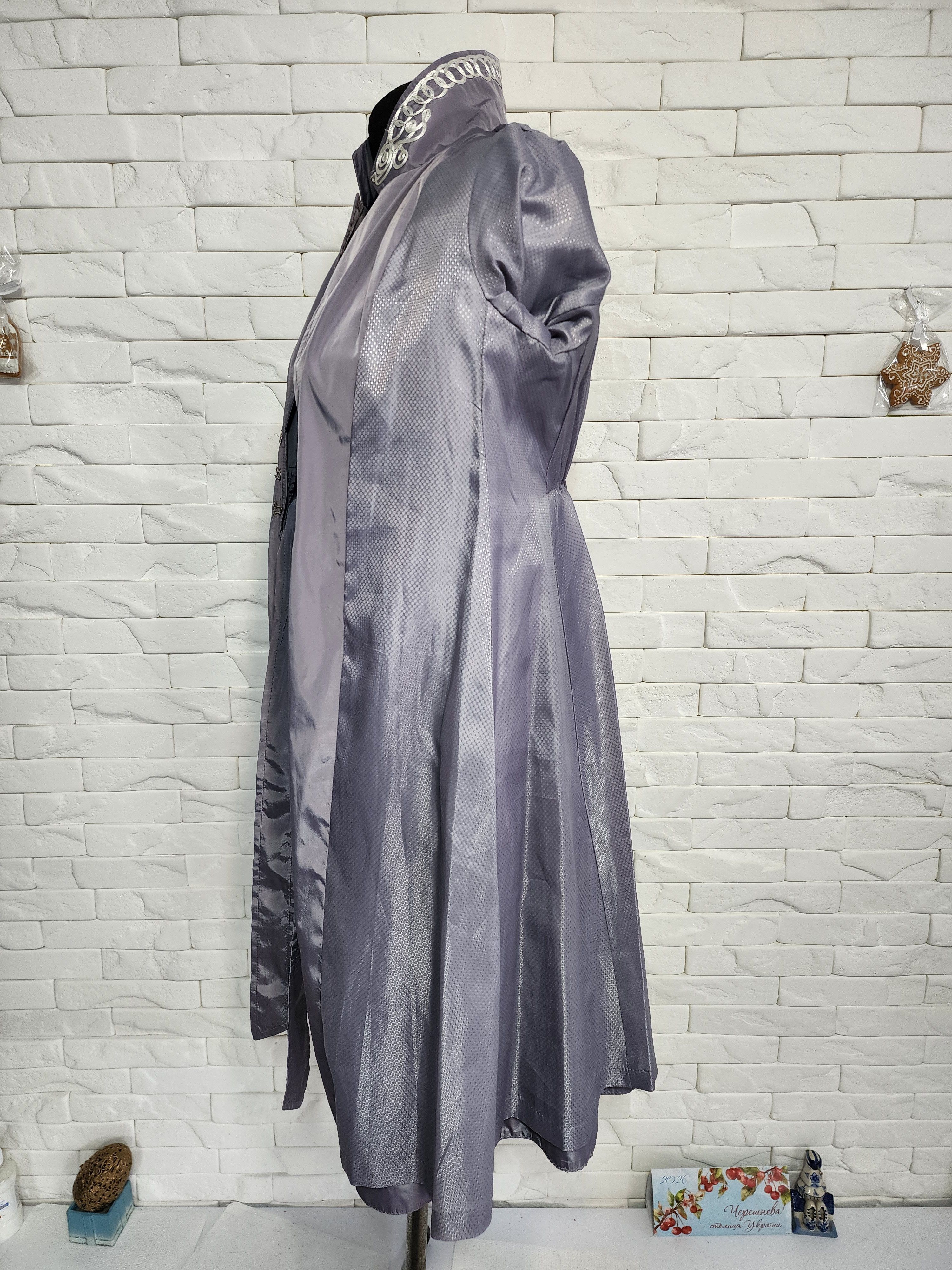 Other Gray Jacket: Elegant Women's Belted Coat with Pockets Size M / US 6-8 / IT 42-44 - 10 Thumbnail