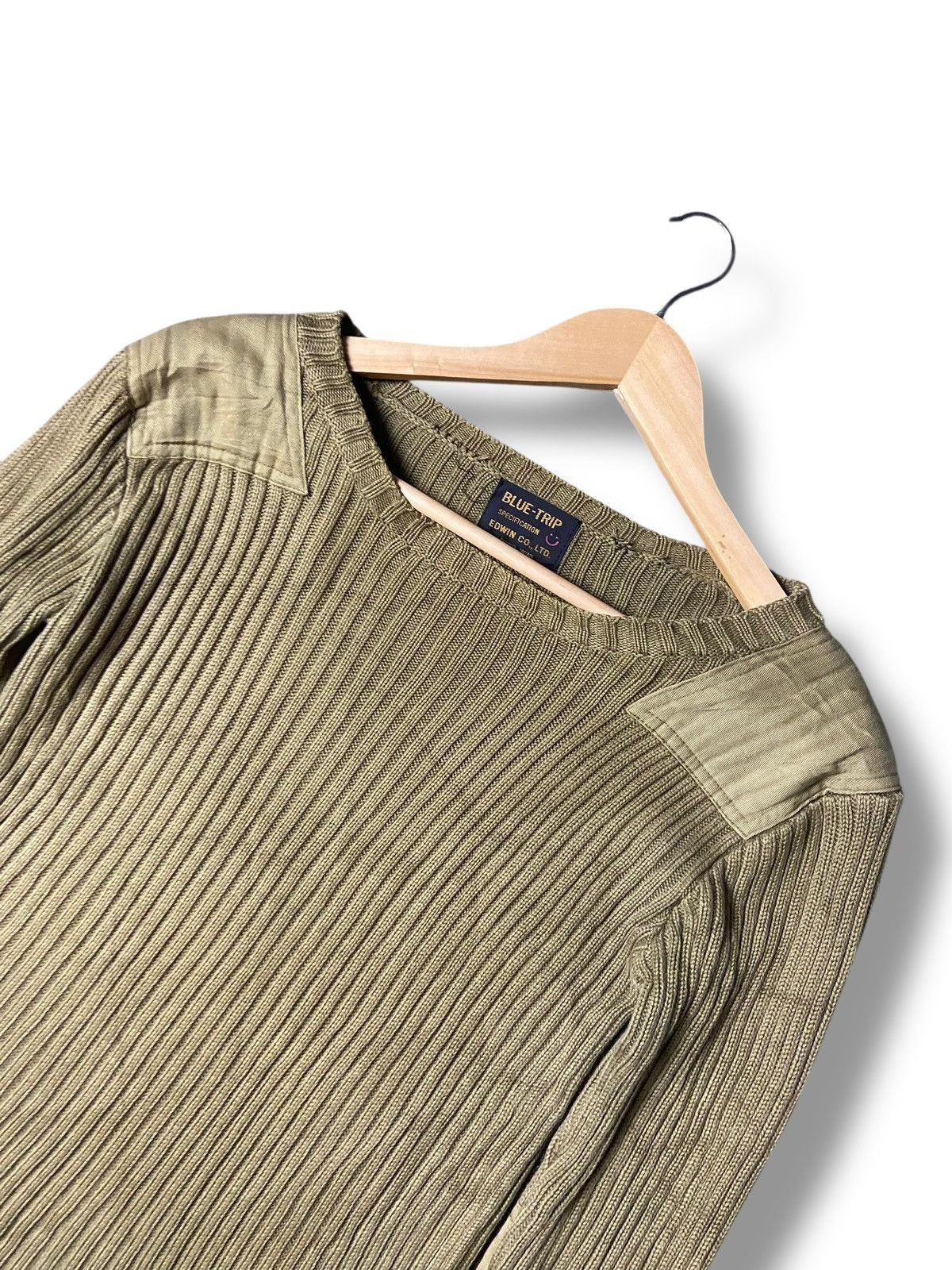 Edwin Edwin by Blue Trip Knit Ribbed Sweater (171) Size US XXS / EU 40 - 5 Thumbnail