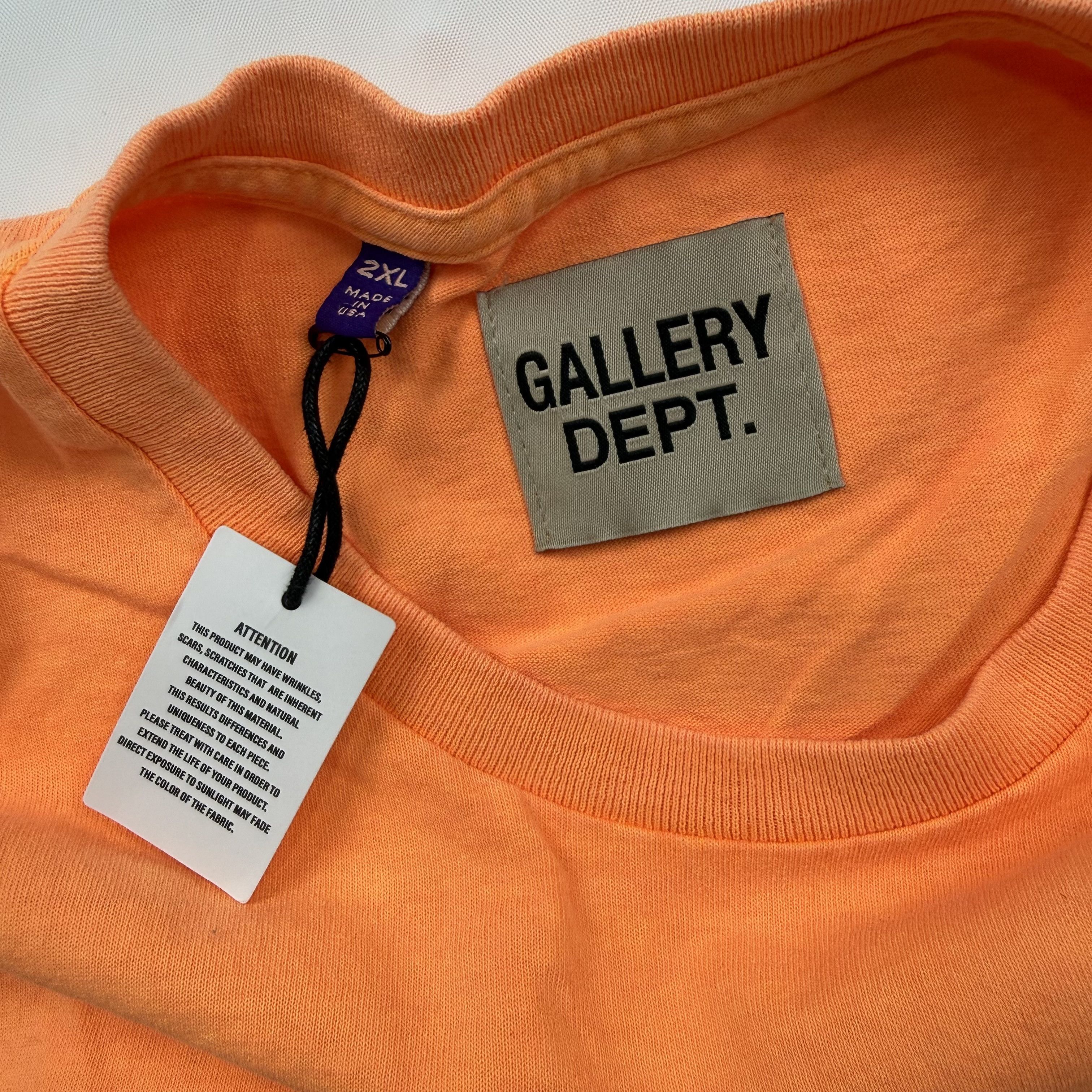 Gallery Dept. Gallery Dept Dept de la Galerie Orange Graphic T-Shirt Mens Size US XXL / EU 58 / 5 - 5 Thumbnail