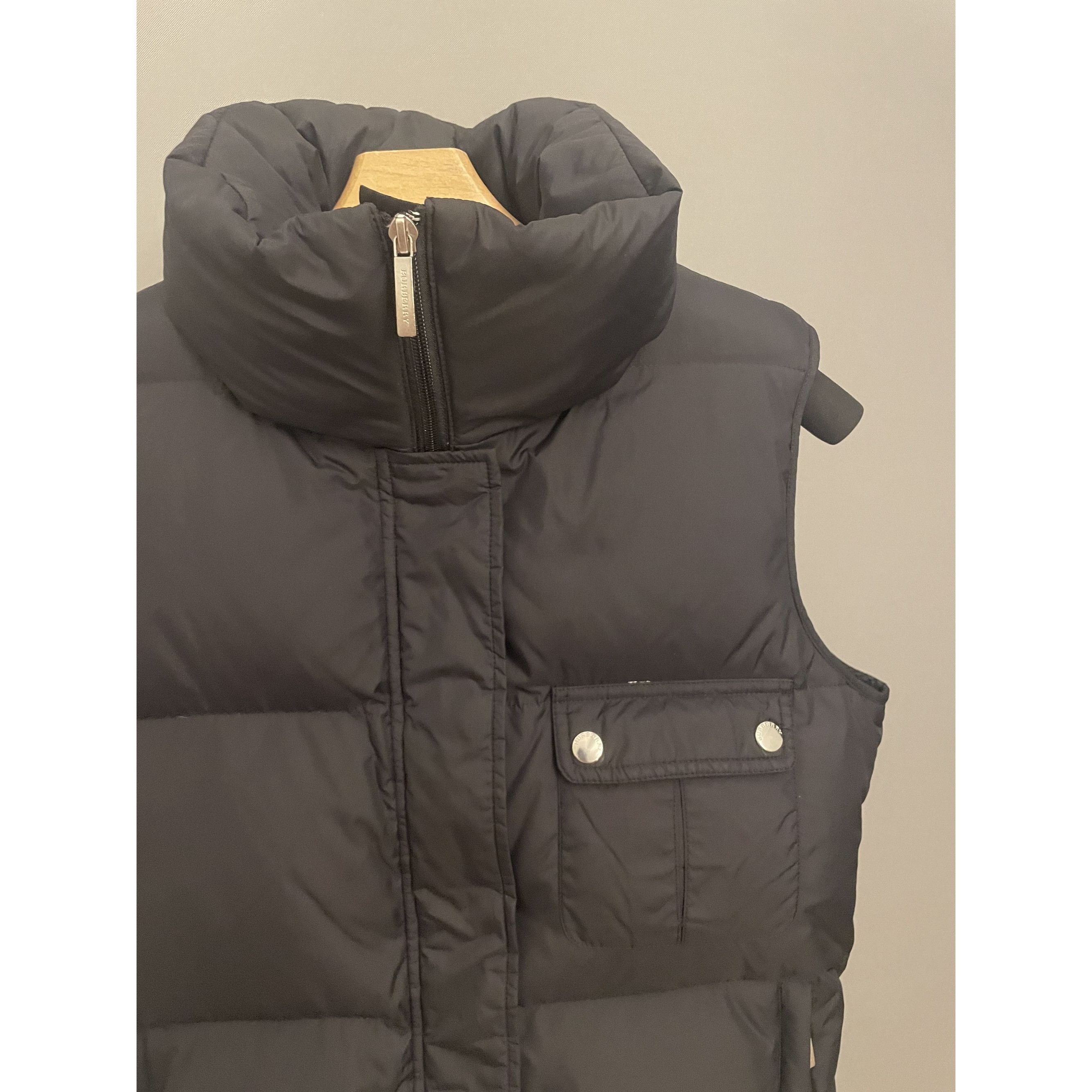 Burberry Burberry Black Quilted Down Puffer Vest With High Collar & Z Size S / US 4 / IT 40 - 4 Thumbnail