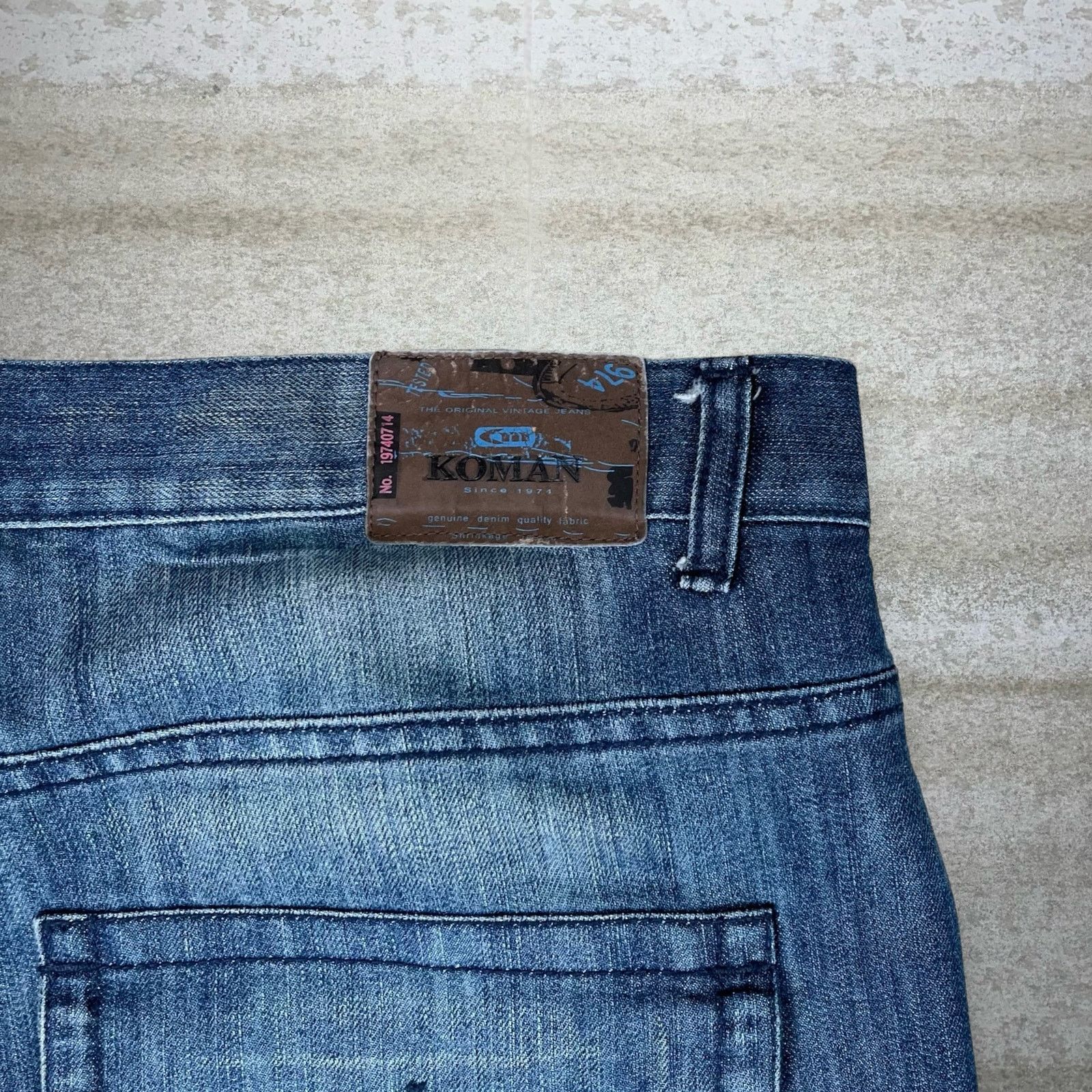 Koman Vintage Y2K Skater Koman Jeans 38x34 Baggy Wide Medium Wash Size US 38 / EU 54 - 4 Thumbnail