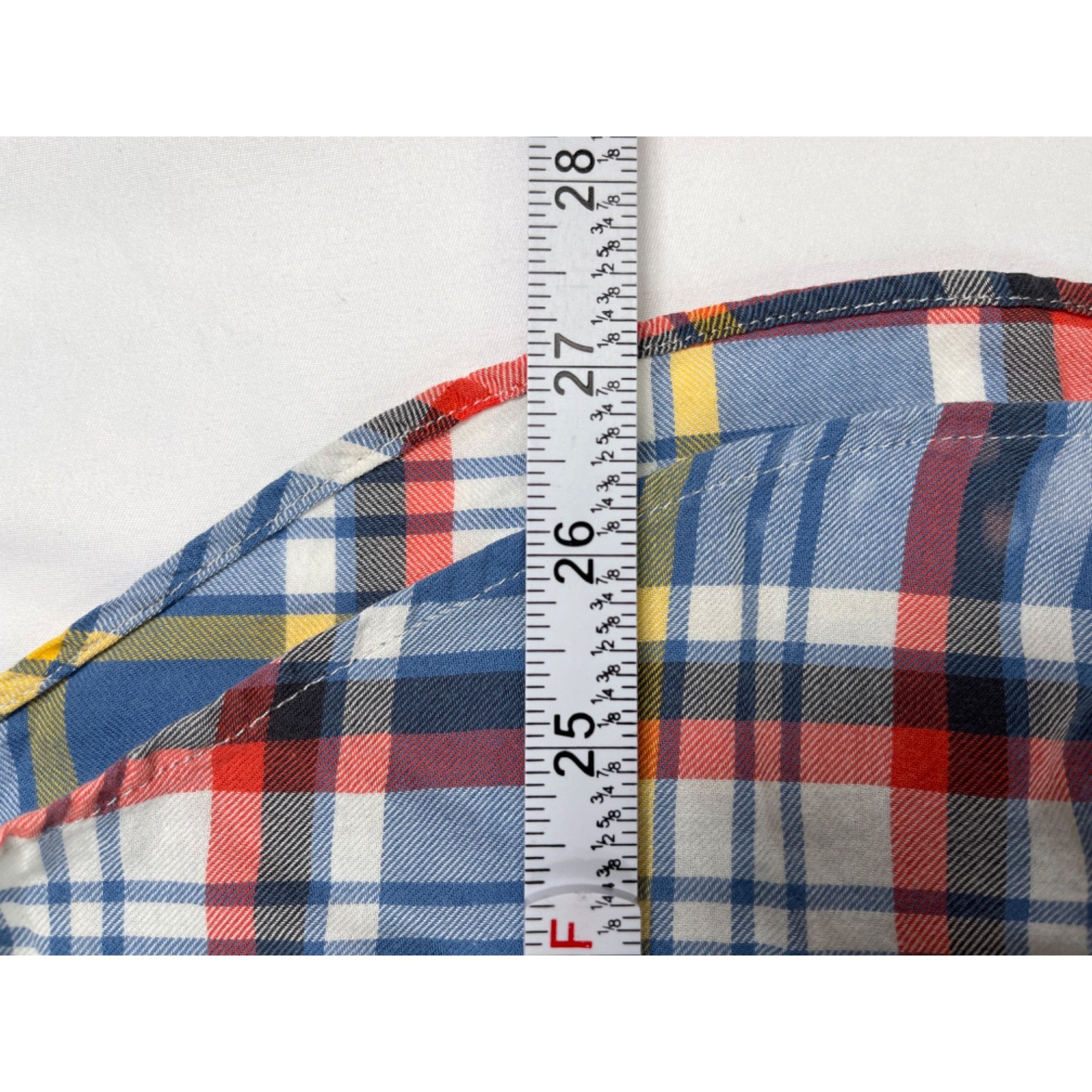American Eagle Outfitters American Eagle SKU 7696 Mens Casual Button Up Plaid Shirt Si Size US S / EU 44-46 / 1 - 6 Thumbnail