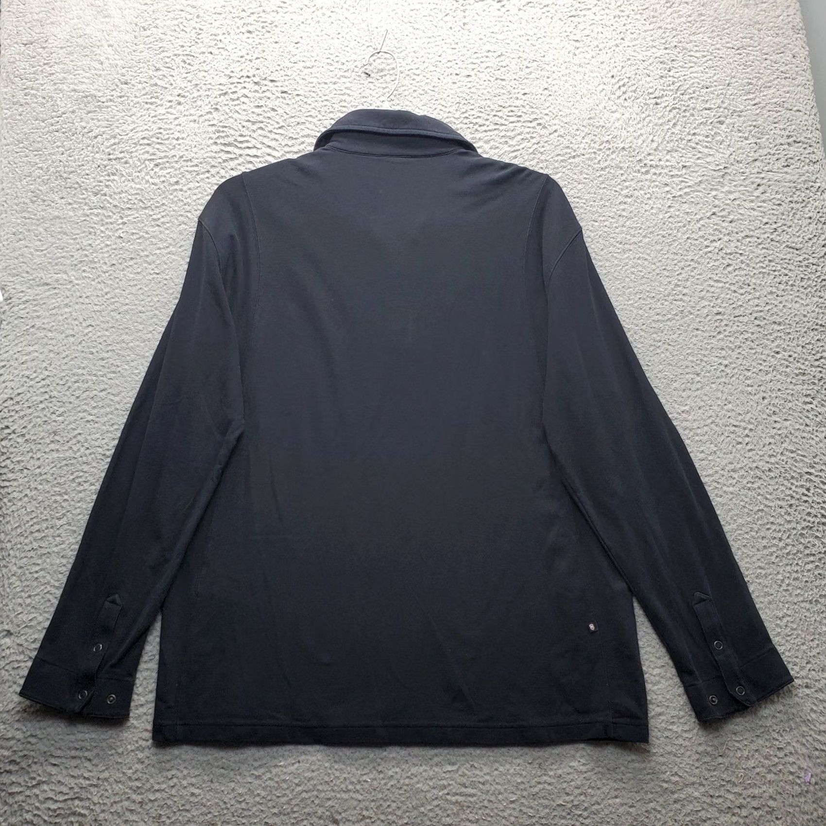 Victorinox Victorinox Polo Shirt Mens XL Black Performance Stretch Long Sleeve Quarter Zip Size US XL / EU 56 / 4 - 2 Thumbnail