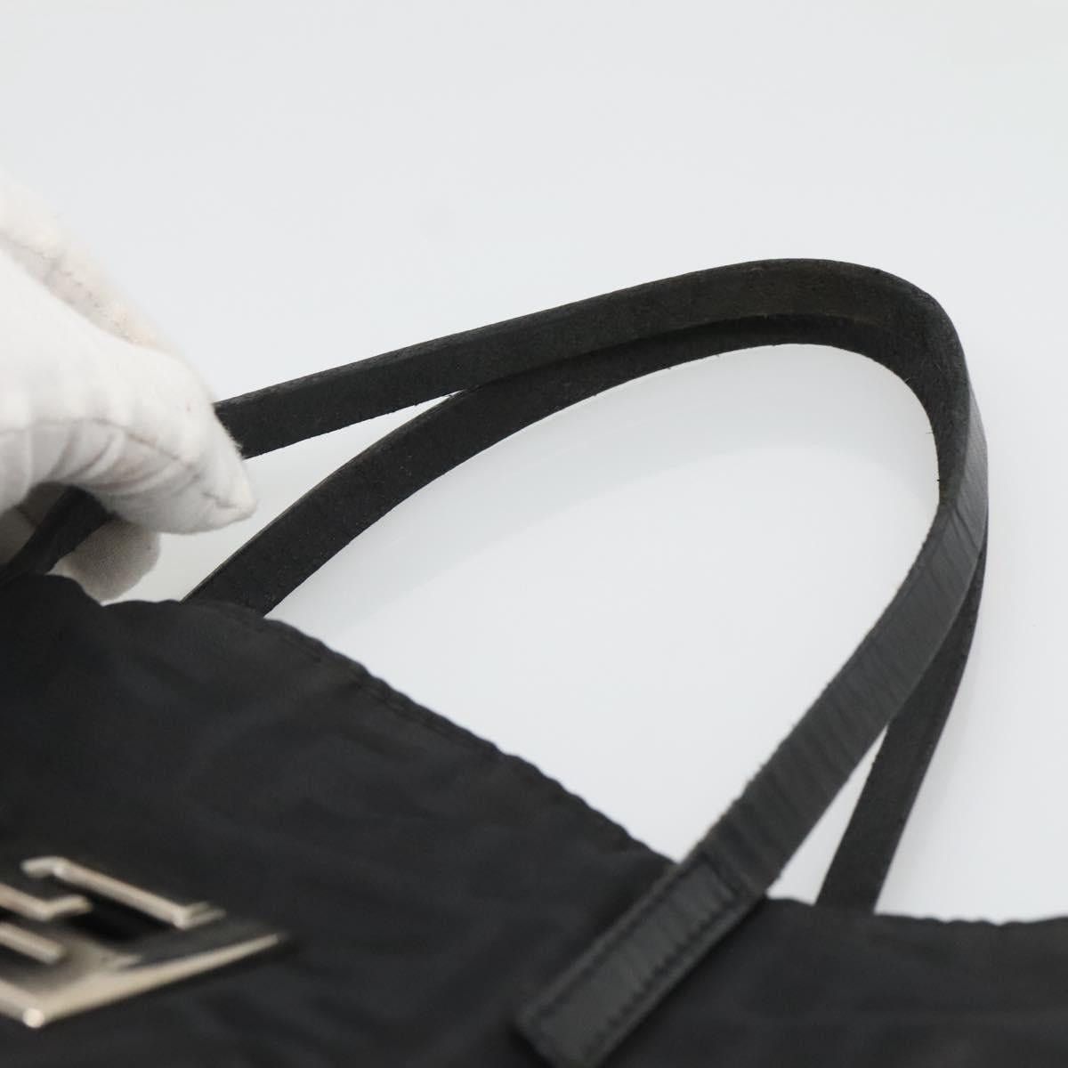 Fendi FENDI Zucca Canvas Hand Bag Black Silver Size ONE SIZE - 8 Thumbnail