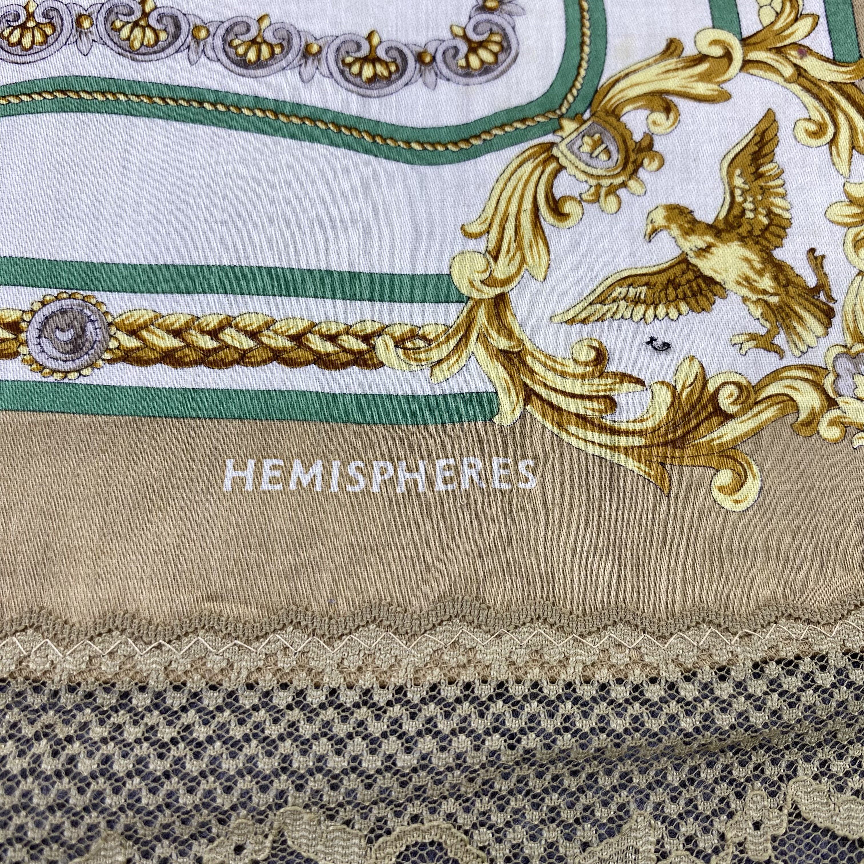 Vintage Hemispheres Handkerchief Neckerchief Bandana-B1874 Size ONE SIZE - 7 Thumbnail