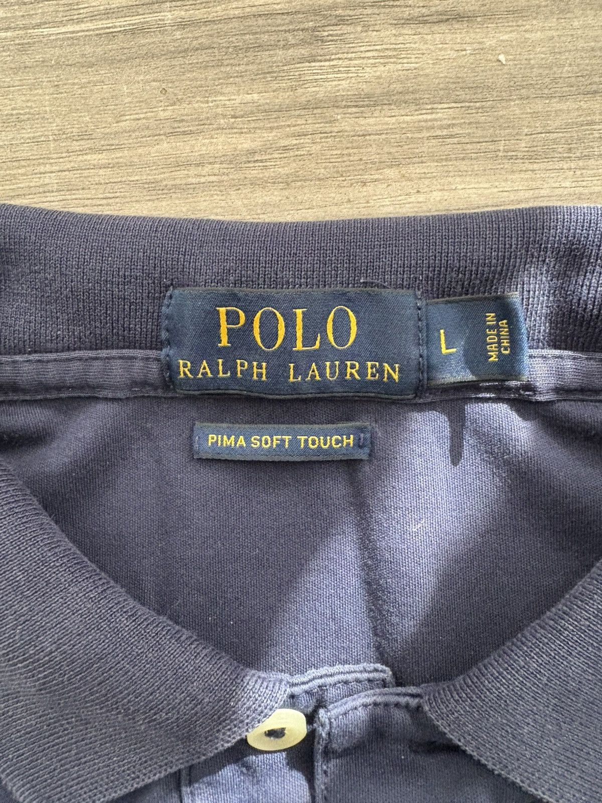 Polo Ralph Lauren BLUE VINTAGE POLO SHIRT Size US L / EU 52-54 / 3 - 2 Thumbnail