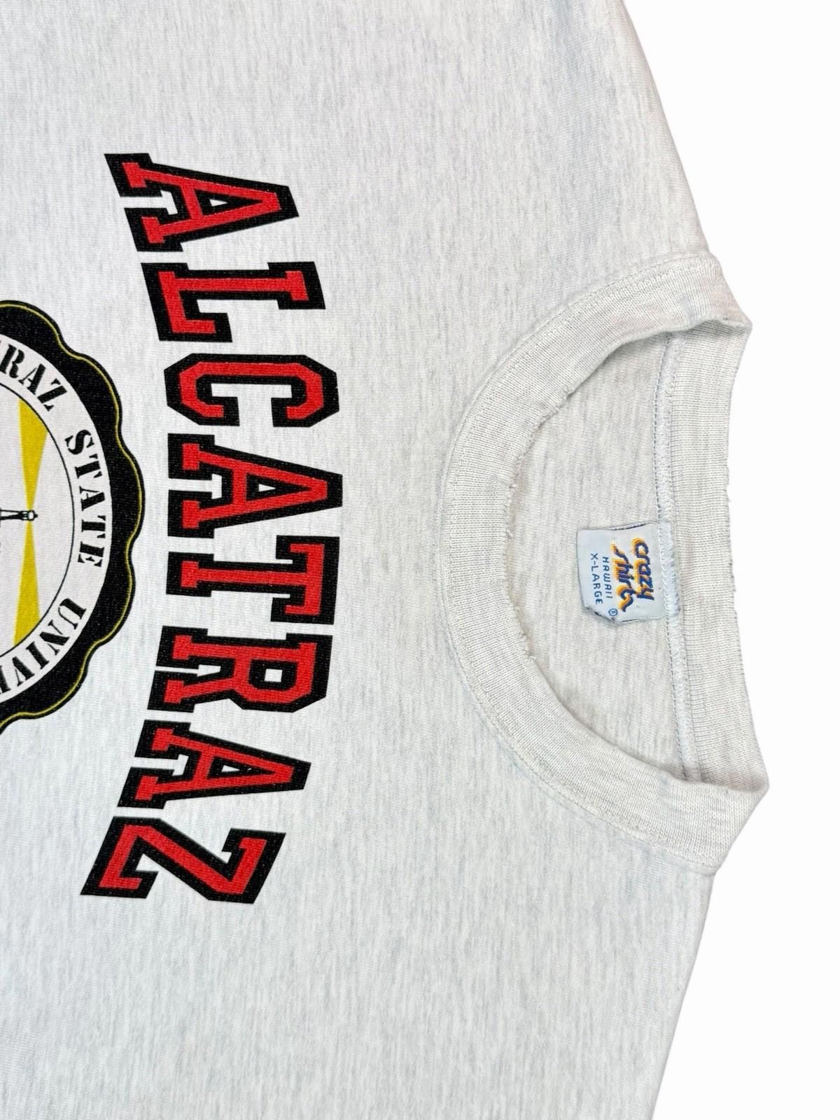 Vintage 1990s Alcatraz State University Boxy USA Crewneck XL Size US XL / EU 56 / 4 - 5 Thumbnail