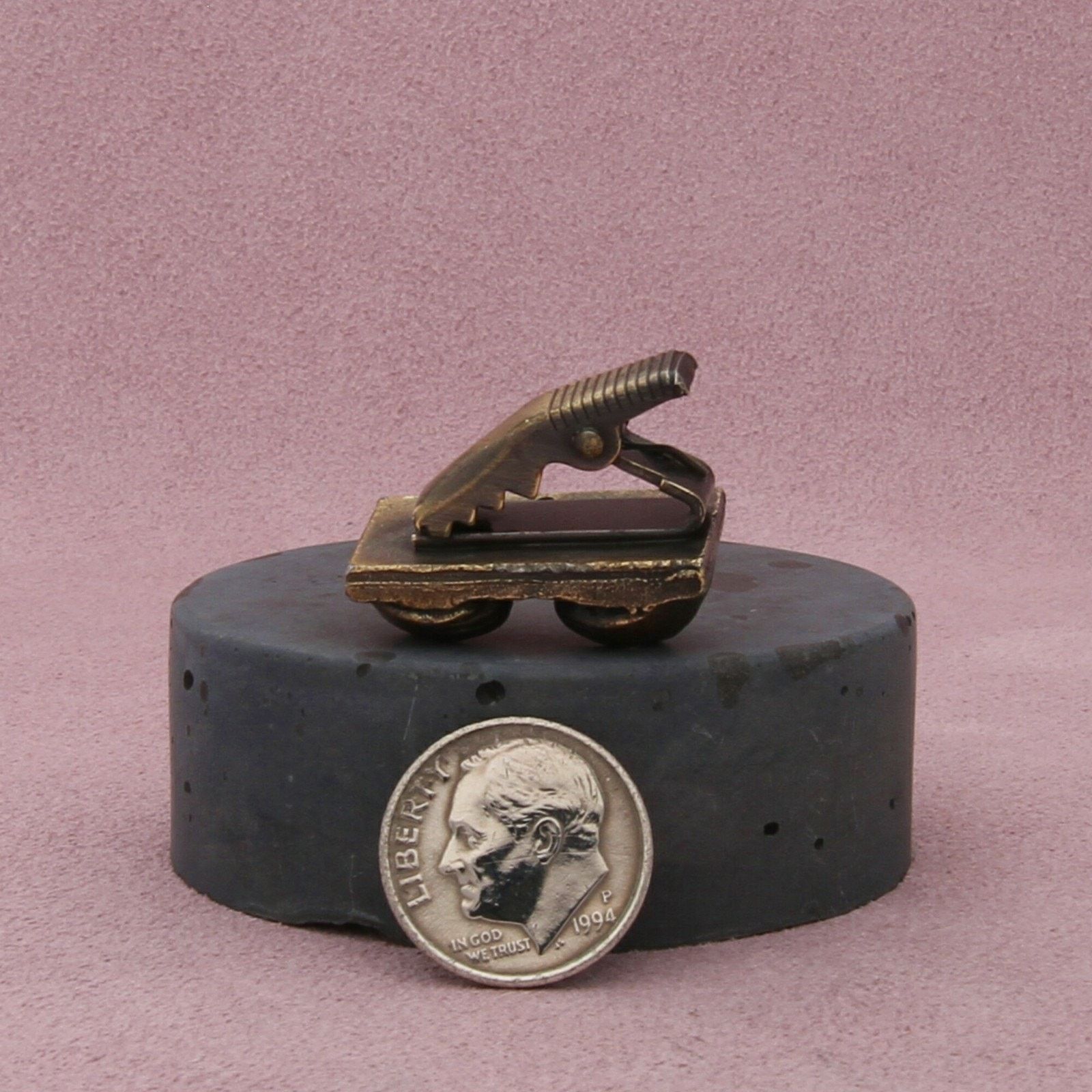 brass vintage boobs boobies tie clip Jewelry Watches