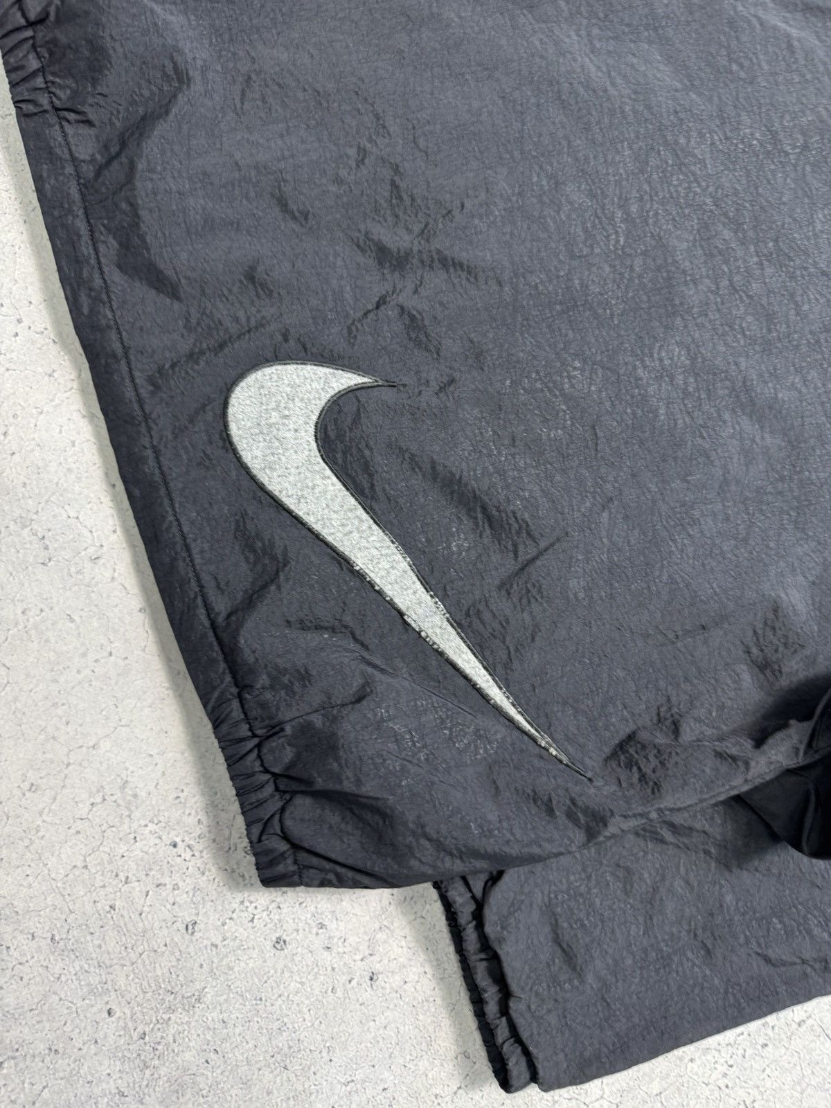 Nike Vintage 80s Nike Jacket Big Swoosh Drill Y2K Rare Size US M / EU 48-50 / 2 - 12 Thumbnail