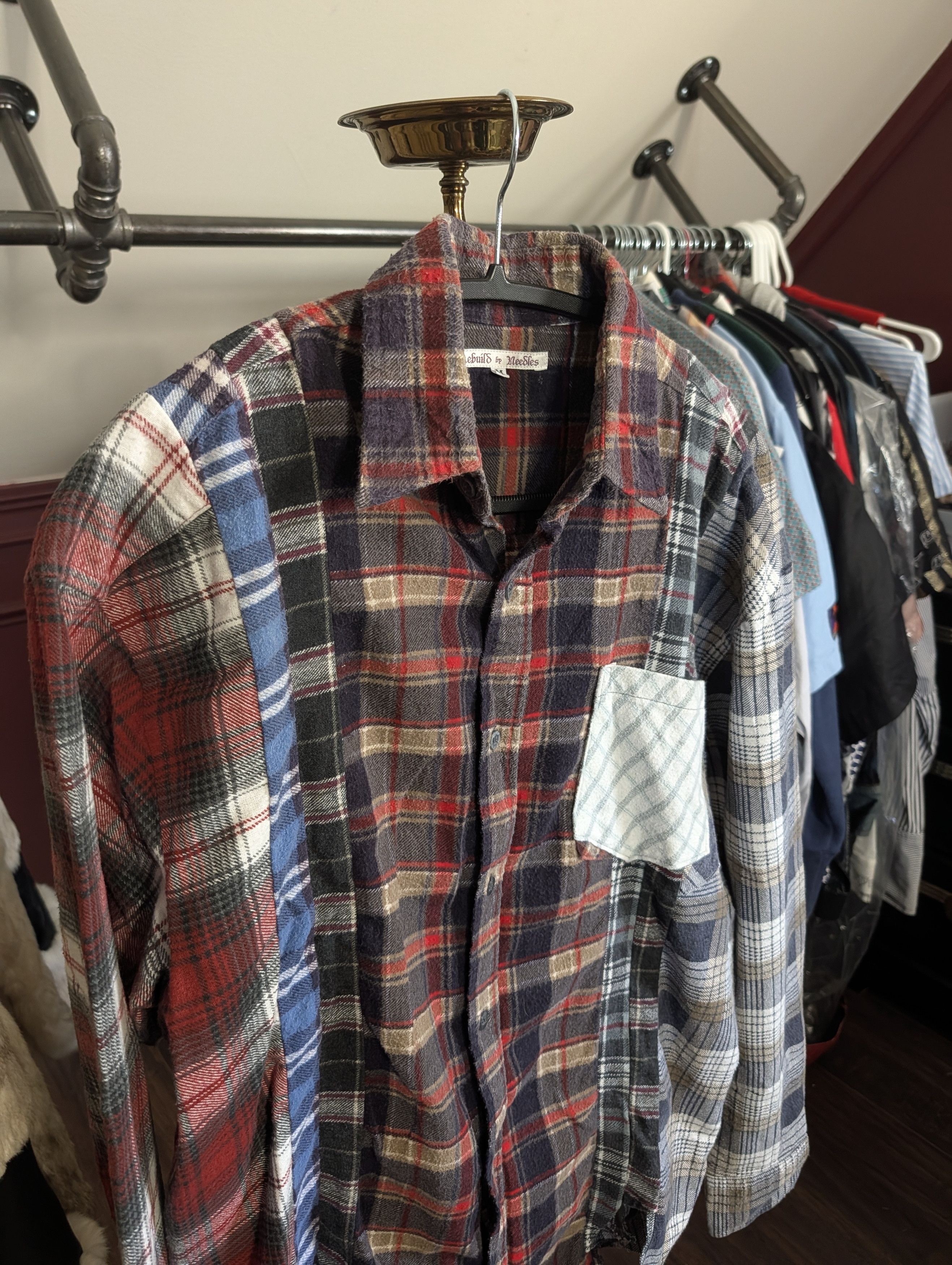 Needles REBUILD BY NEEDLES 1/1 Patchwork Flannel Shirt M Size US M / EU 48-50 / 2 - 2 Thumbnail