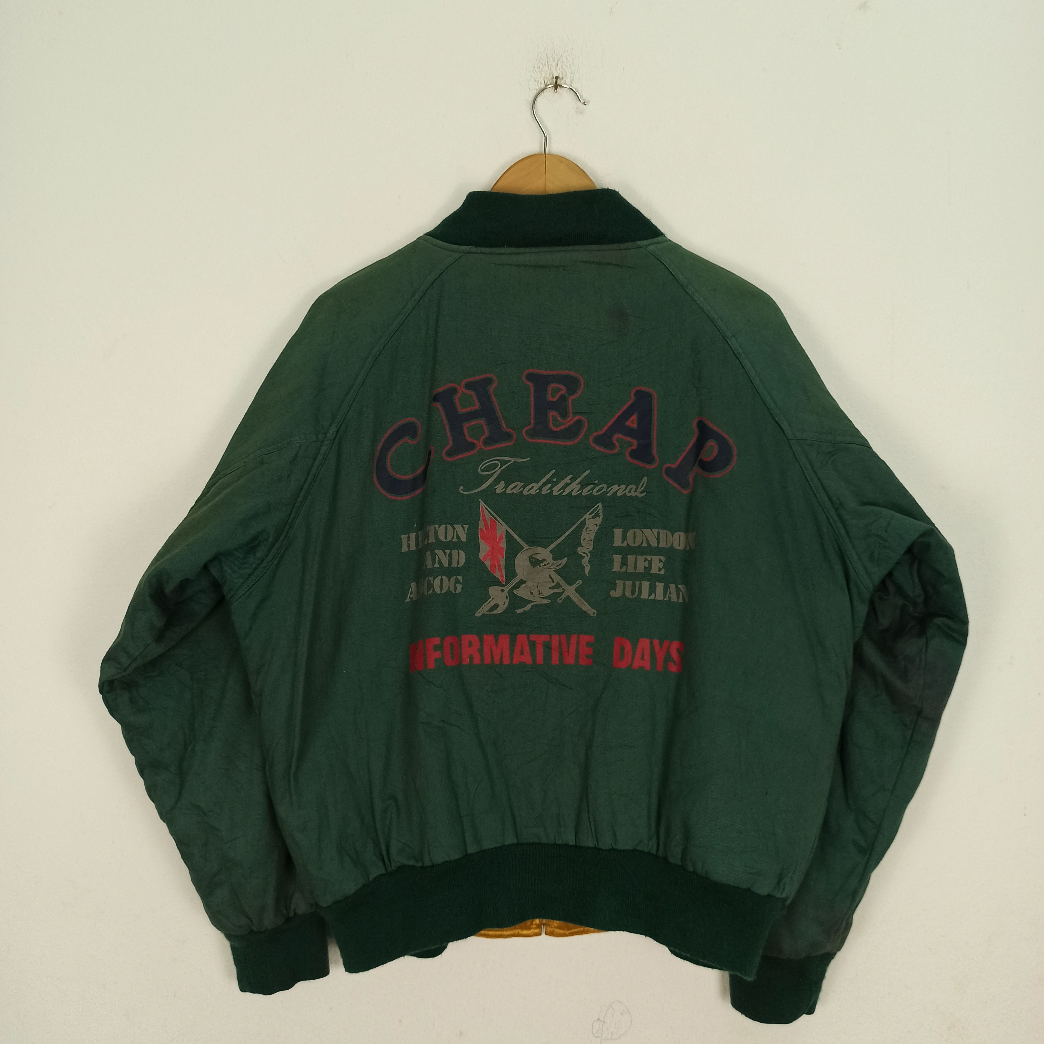 Japanese Brand Vintage Bomber Jacket Reversible Japanese Brand Cheap Size US M / EU 48-50 / 2 - 9 Thumbnail