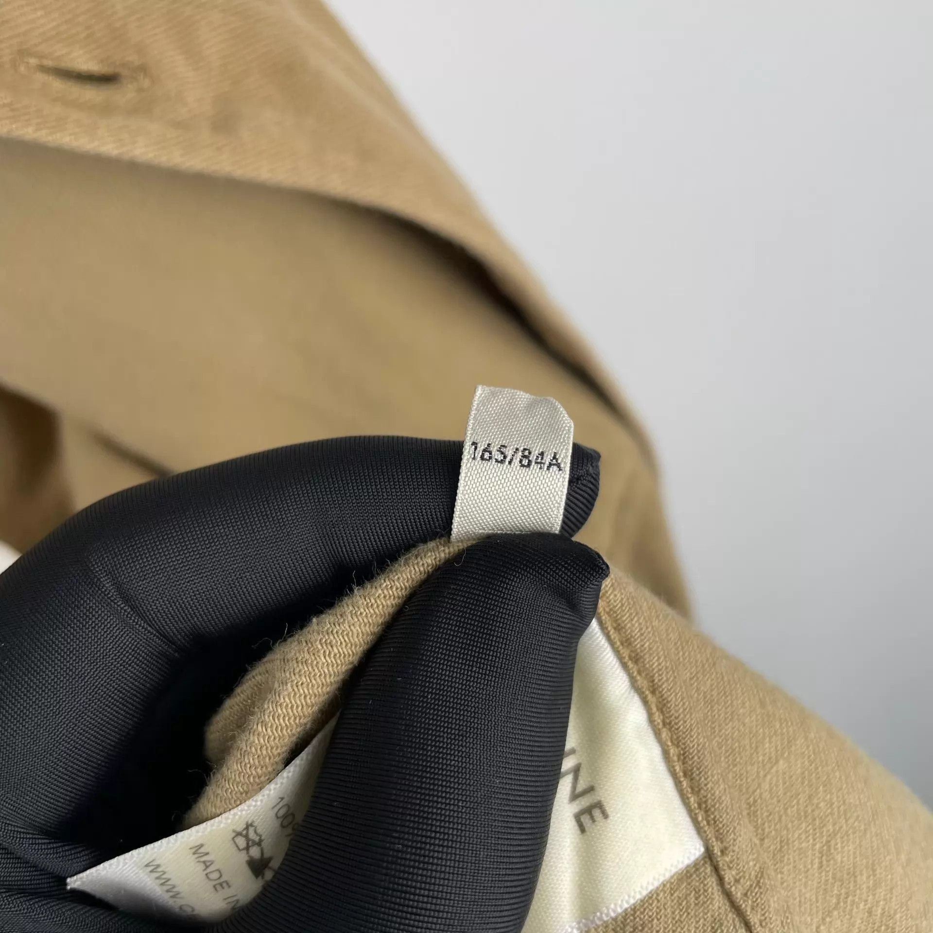 Celine CELINE Women's Cotton Shirt Milk Tea Size 38 Size XS / US 0-2 / IT 36-38 - 4 Thumbnail