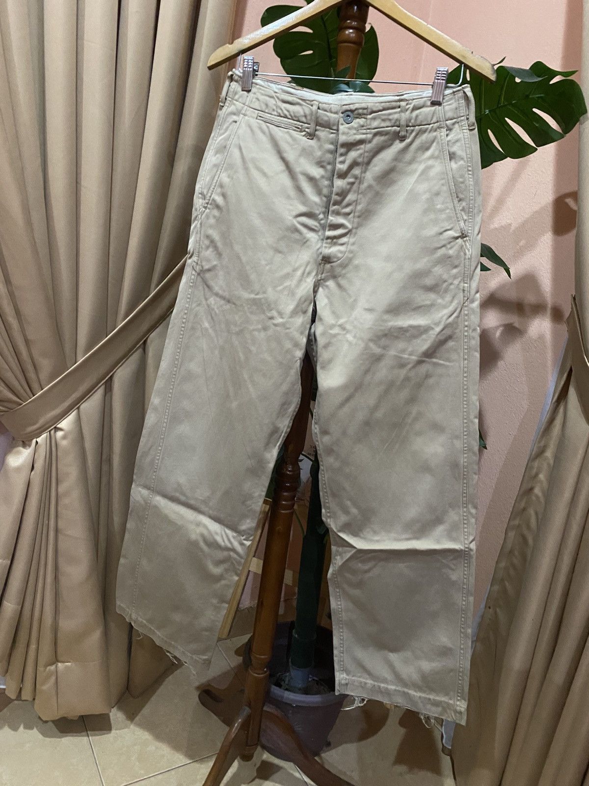 Buzz Rickson's Buzz Rickson Beige Military Chino Pants Made in Japan Size US 30 / EU 46 - 2 Thumbnail