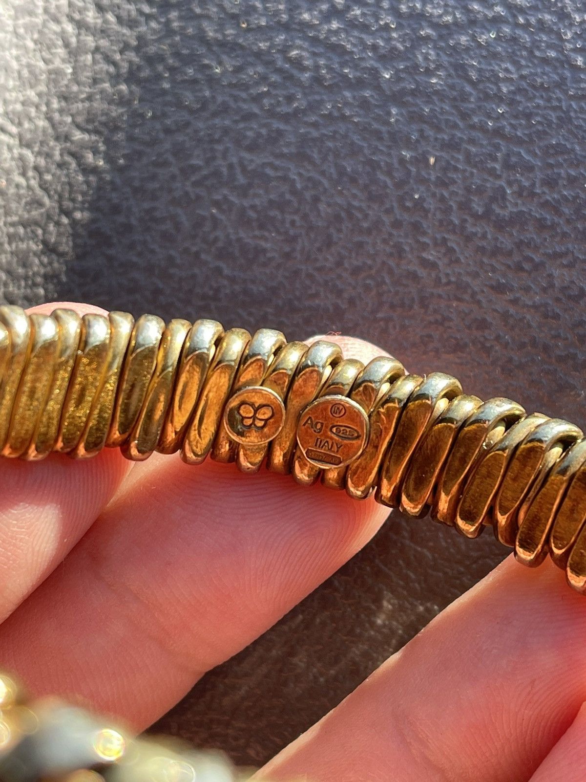 Bottega Veneta Bottega Veneta Silver 925 Bracelet Golden Plating Archive Size ONE SIZE - 19 Thumbnail