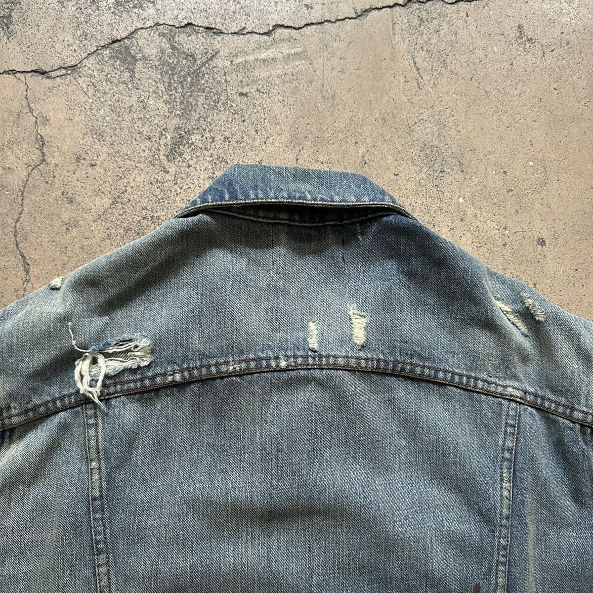 The Kooples The Kooples Distressed Denim Jacket Size US M / EU 48-50 / 2 - 4 Thumbnail
