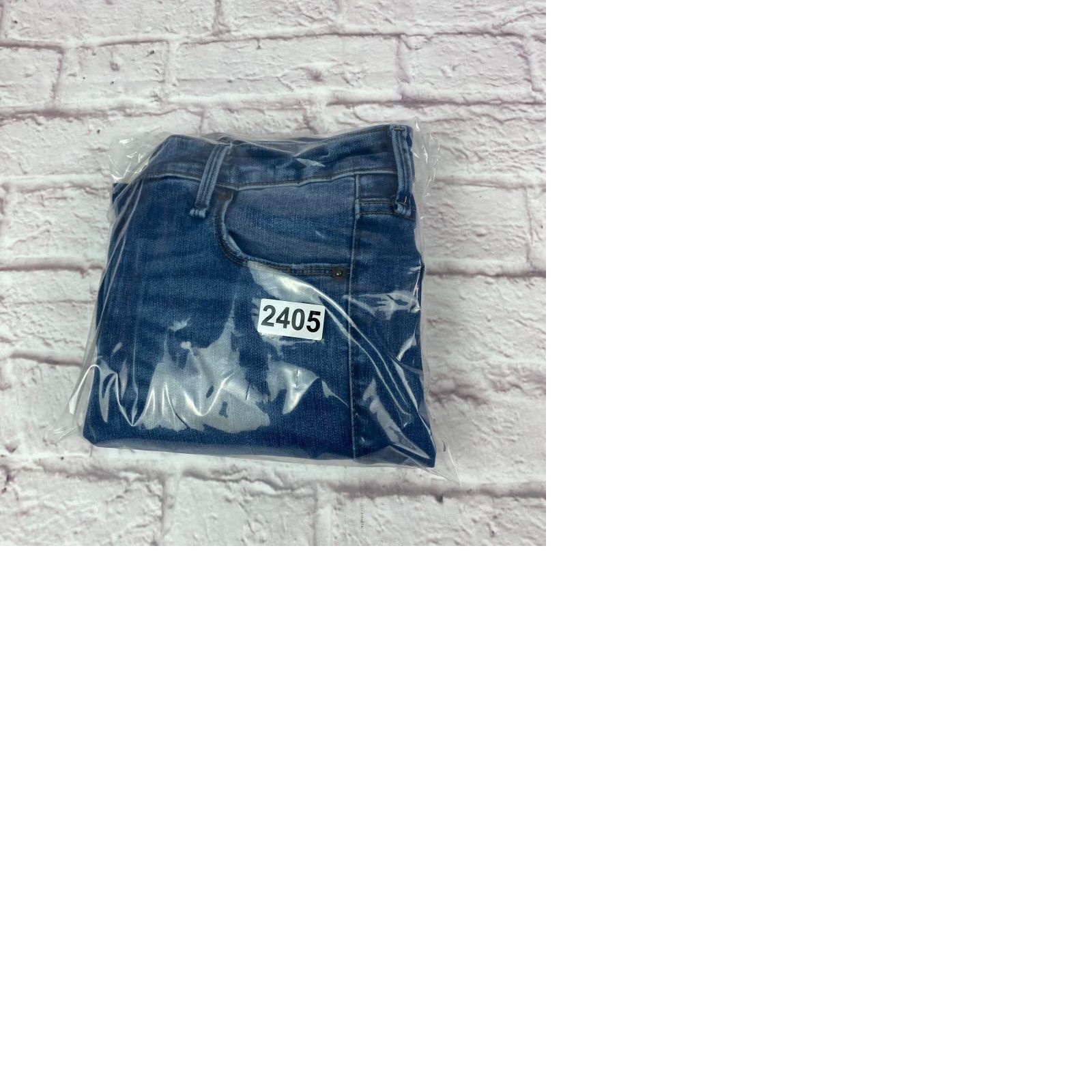 Abercrombie & Fitch Abercrombie & Fitch Simone High Rise Super Skinny Jeans Distressed Blue 27 Long Size 27" / US 4 / IT 40 - 9 Thumbnail