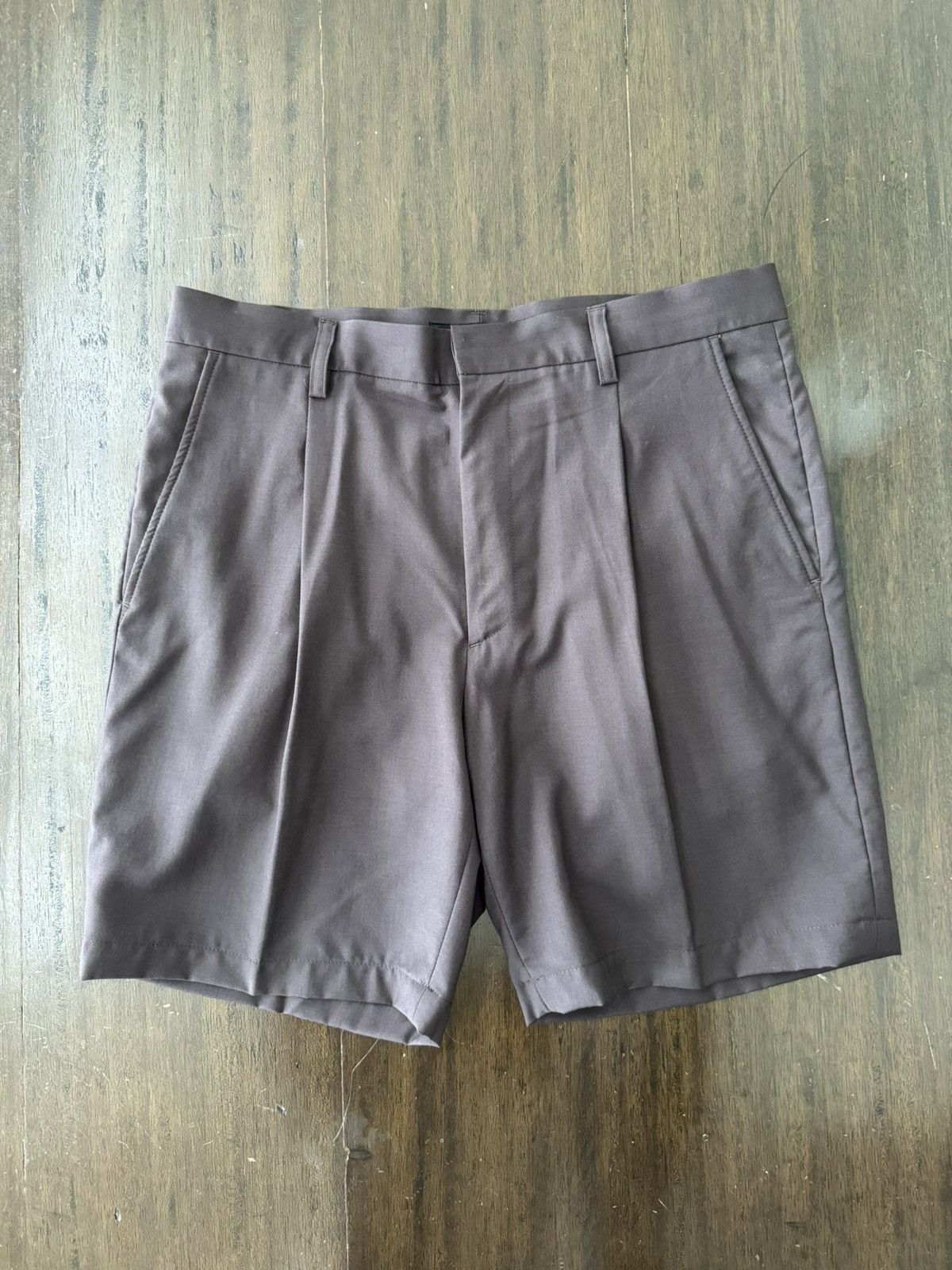 image of Ermenegildo Zegna x Guilty Parties Wacko Maria Tailored Shorts / Purple / Large, Men's (Size 34)