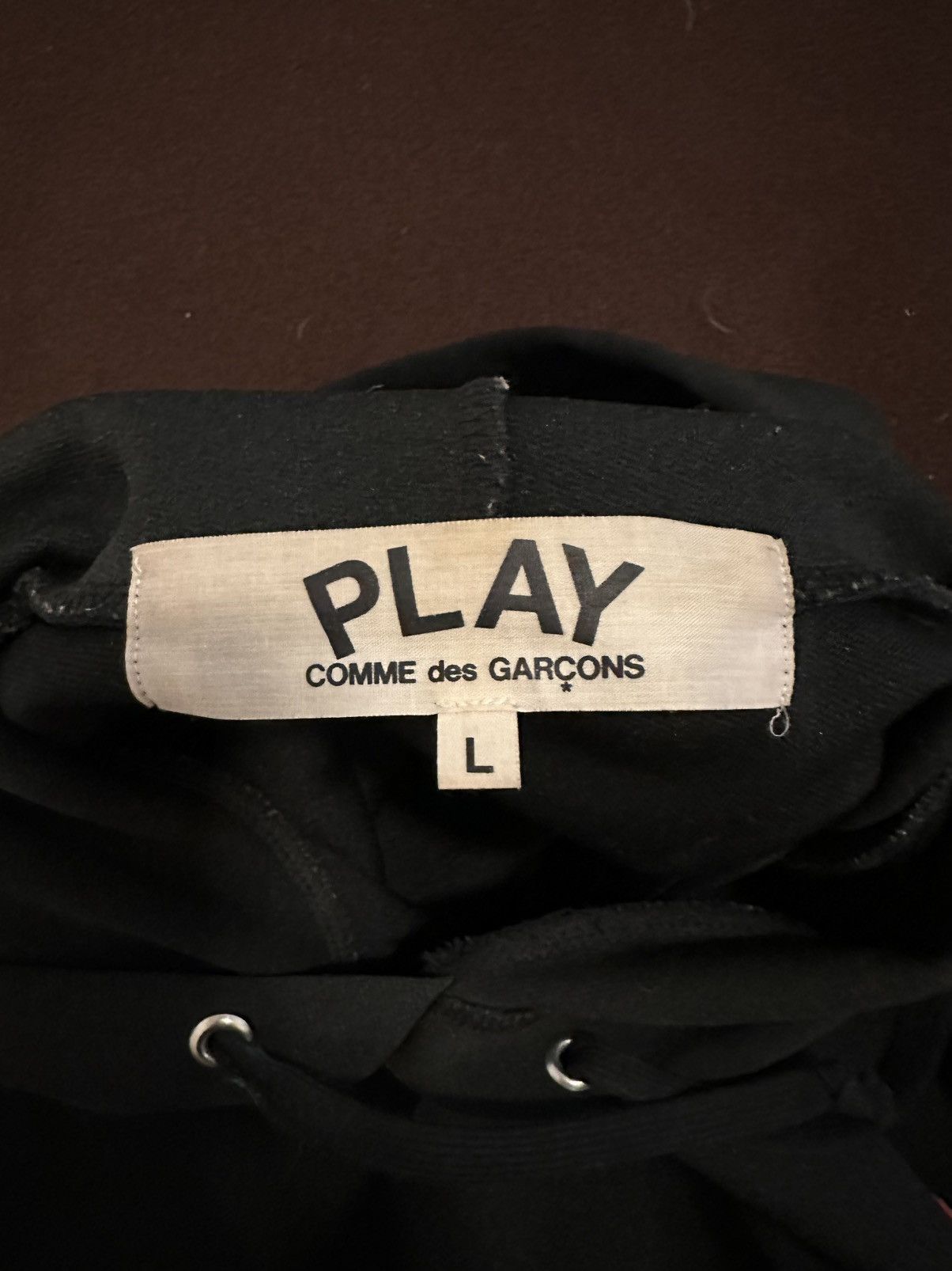Comme des Garcons CDG PLAY Red Heart Hoodie Size US L / EU 52-54 / 3 - 3 Thumbnail