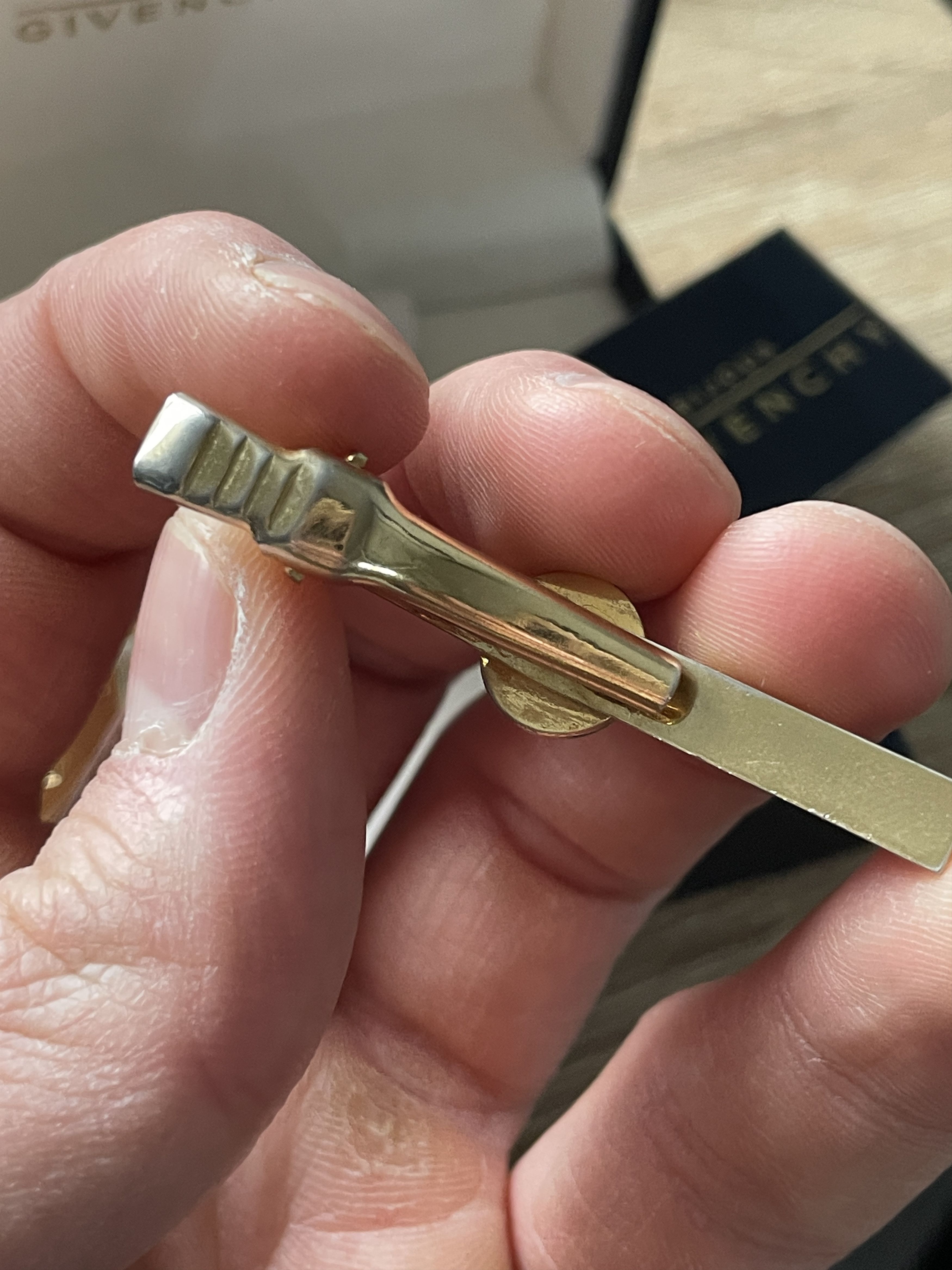 Givenchy VINTAGE GIVENCHY CUFFLINKS TIE CLIPS SET Size ONE SIZE - 9 Thumbnail