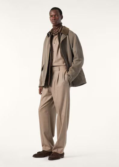 Loro Piana os11x0226 FAQ9760 Buxton Pant in Solid Oak Size US 36 / EU 52 - 2 Thumbnail