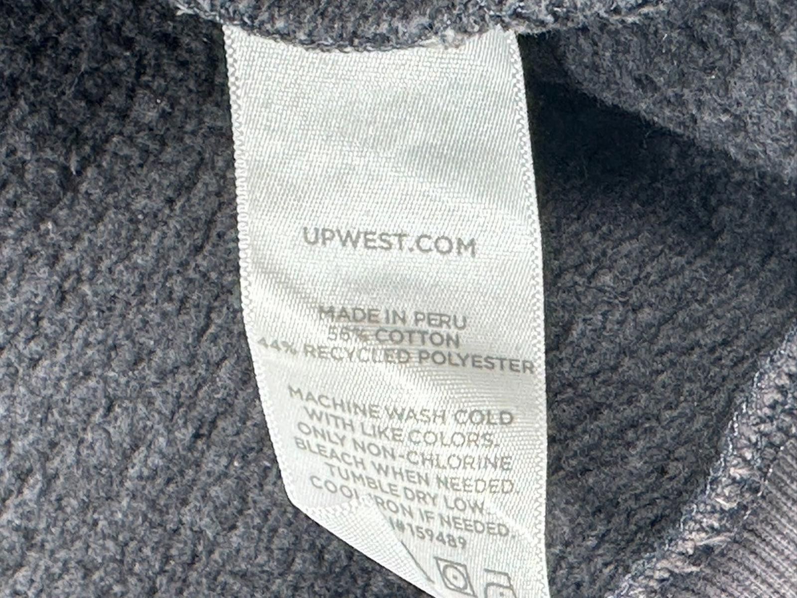 Designer UpWest Resort & Mercantile Men S Gray Embroidered Sweatshirt Size US S / EU 44-46 / 1 - 8 Thumbnail