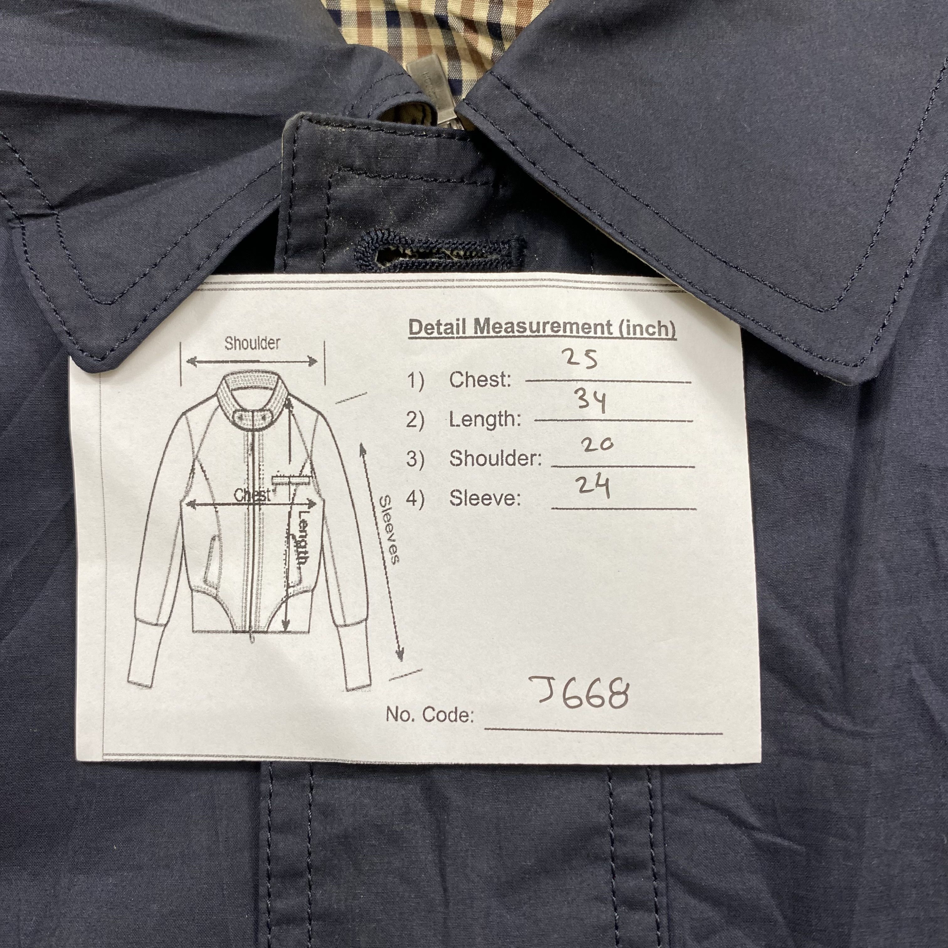 Aquascutum VINTAGE 90s AQUASCUTUM Navy Field Jacket-J668 Size US L / EU 52-54 / 3 - 12 Thumbnail