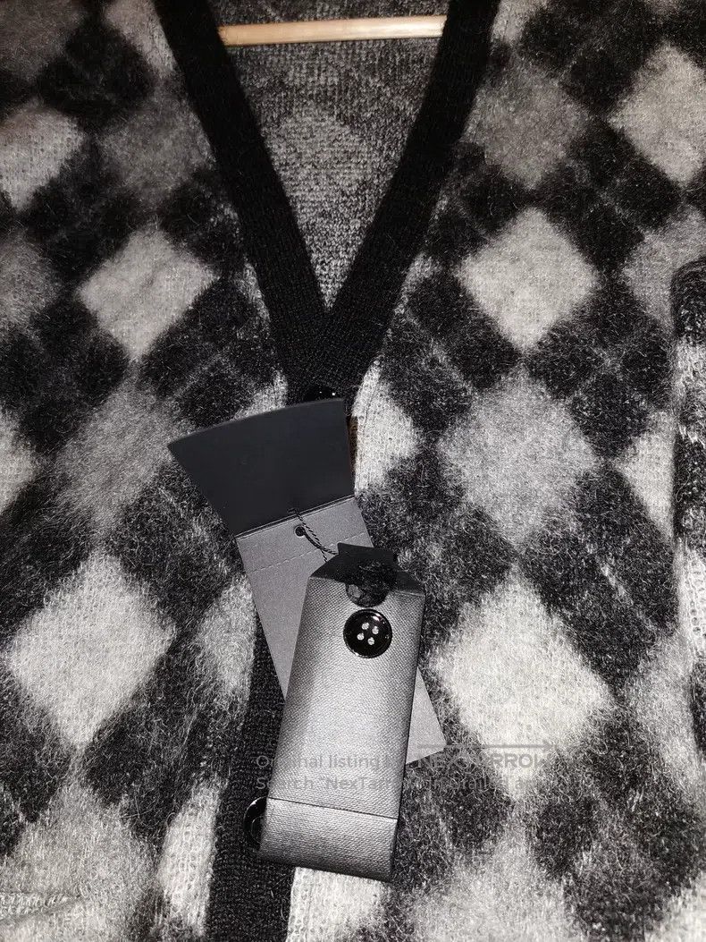 Saint Laurent Paris Saint Laurent Paris Herringbone Knit Cardigan i Size US M / EU 48-50 / 2 - 6 Thumbnail